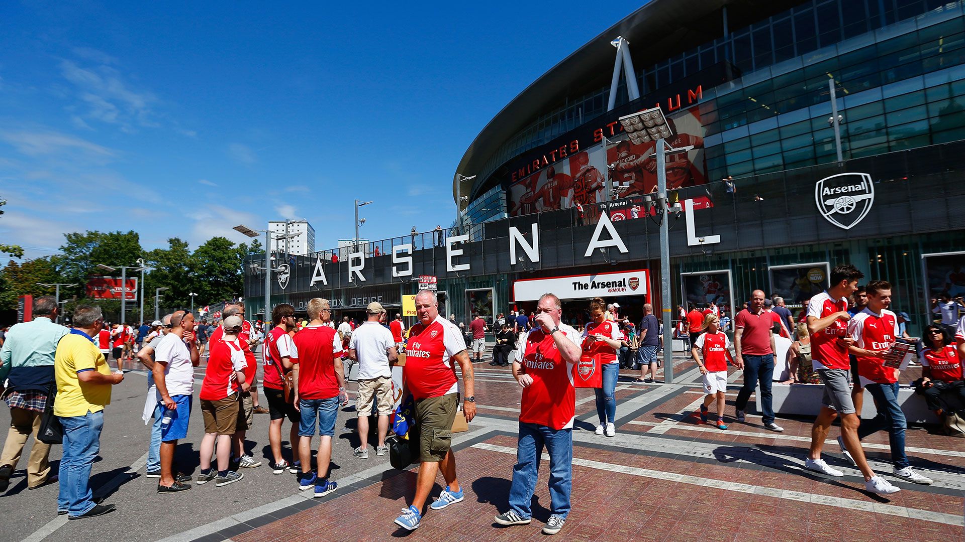 Emirates Stadium Arsenal West Ham Premier League 09082015