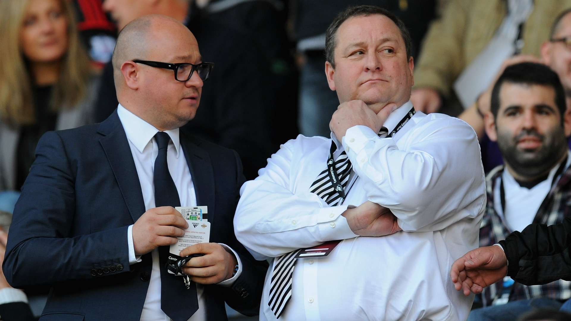 Mike Ashley Lee Charnley Newcastle United Premier League 04102014