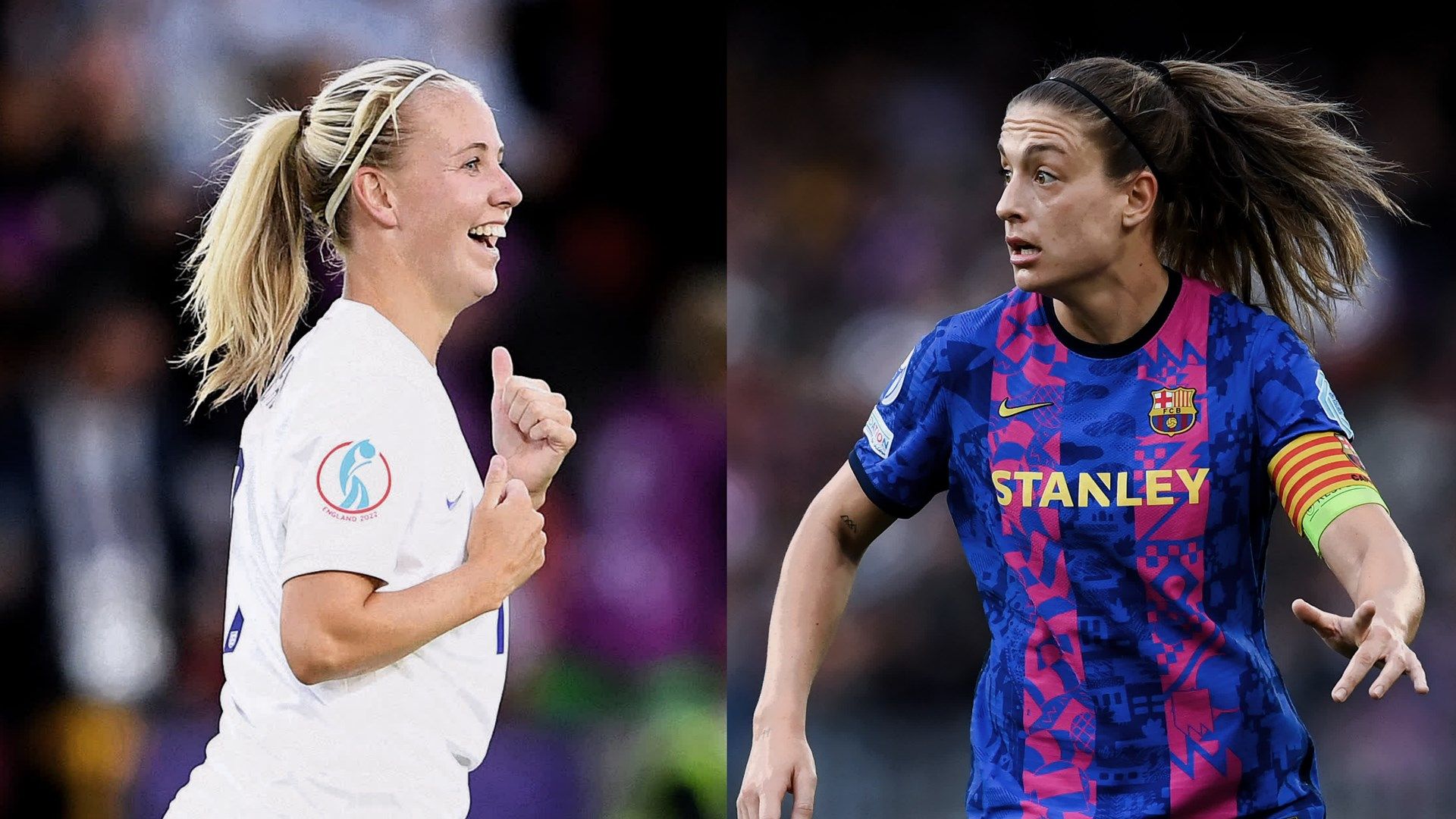 Beth Mead Alexia Putellas split 