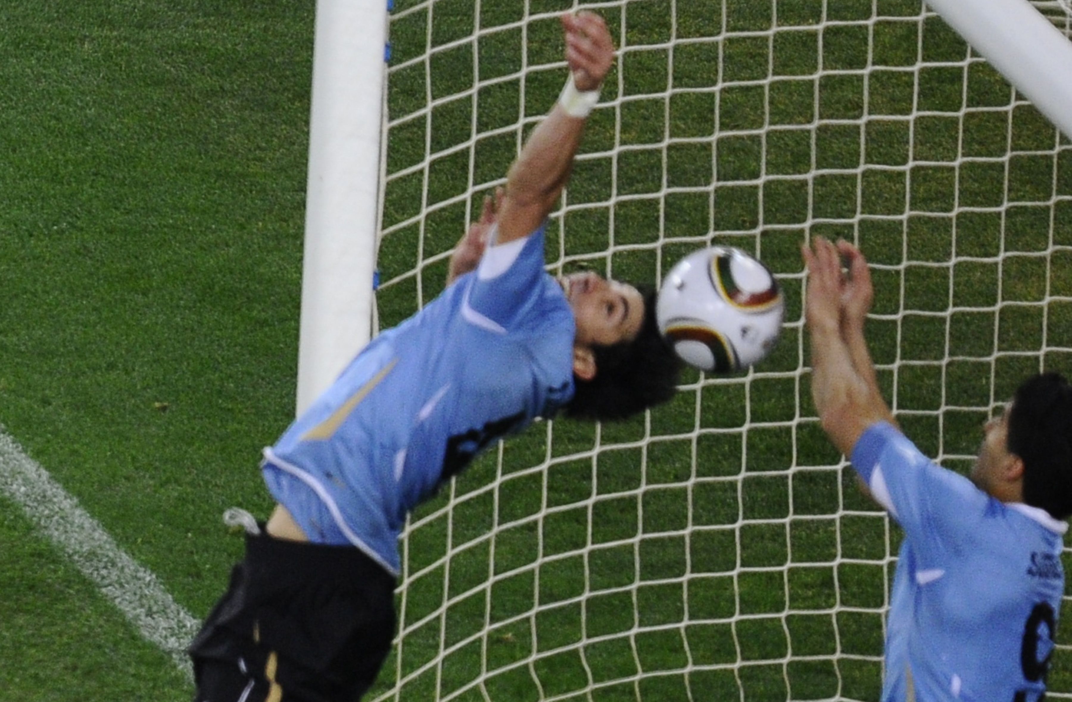 Luis Suarez Hand 2010
