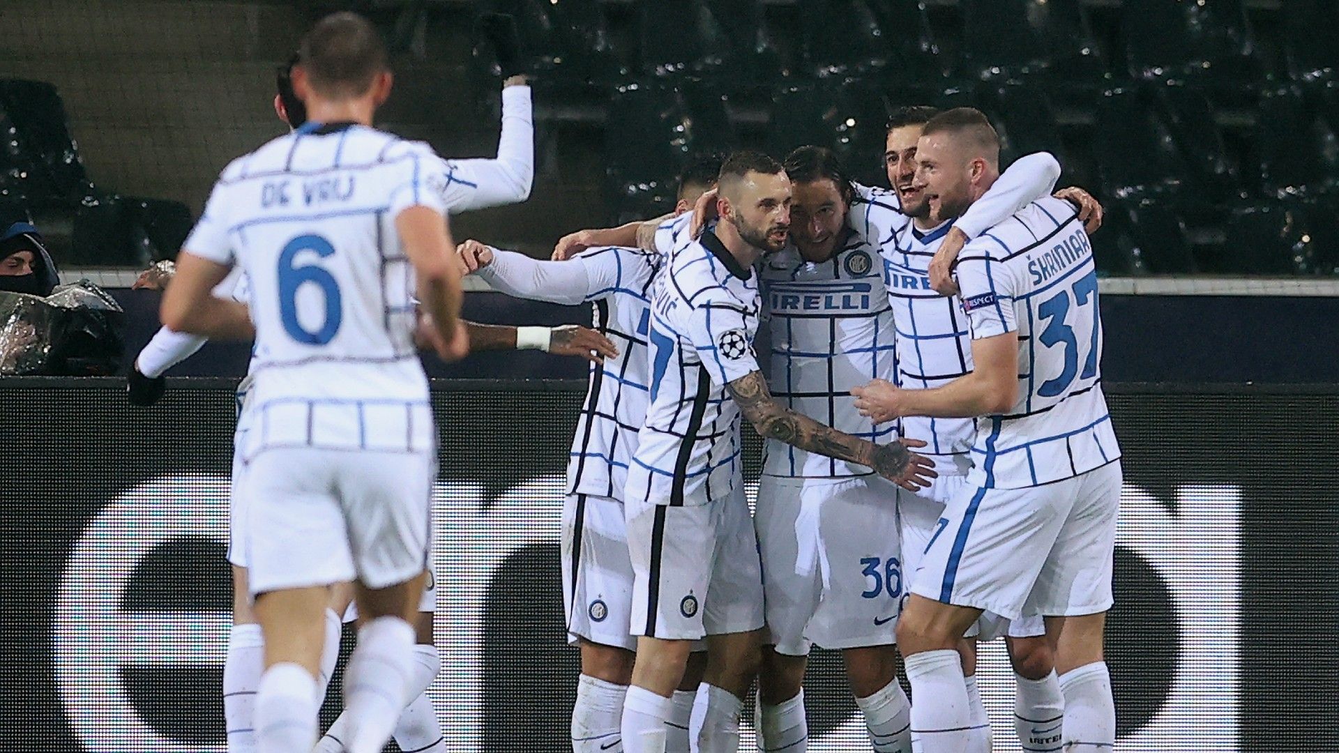 Darmian celebration - Borussia Inter- Champions League