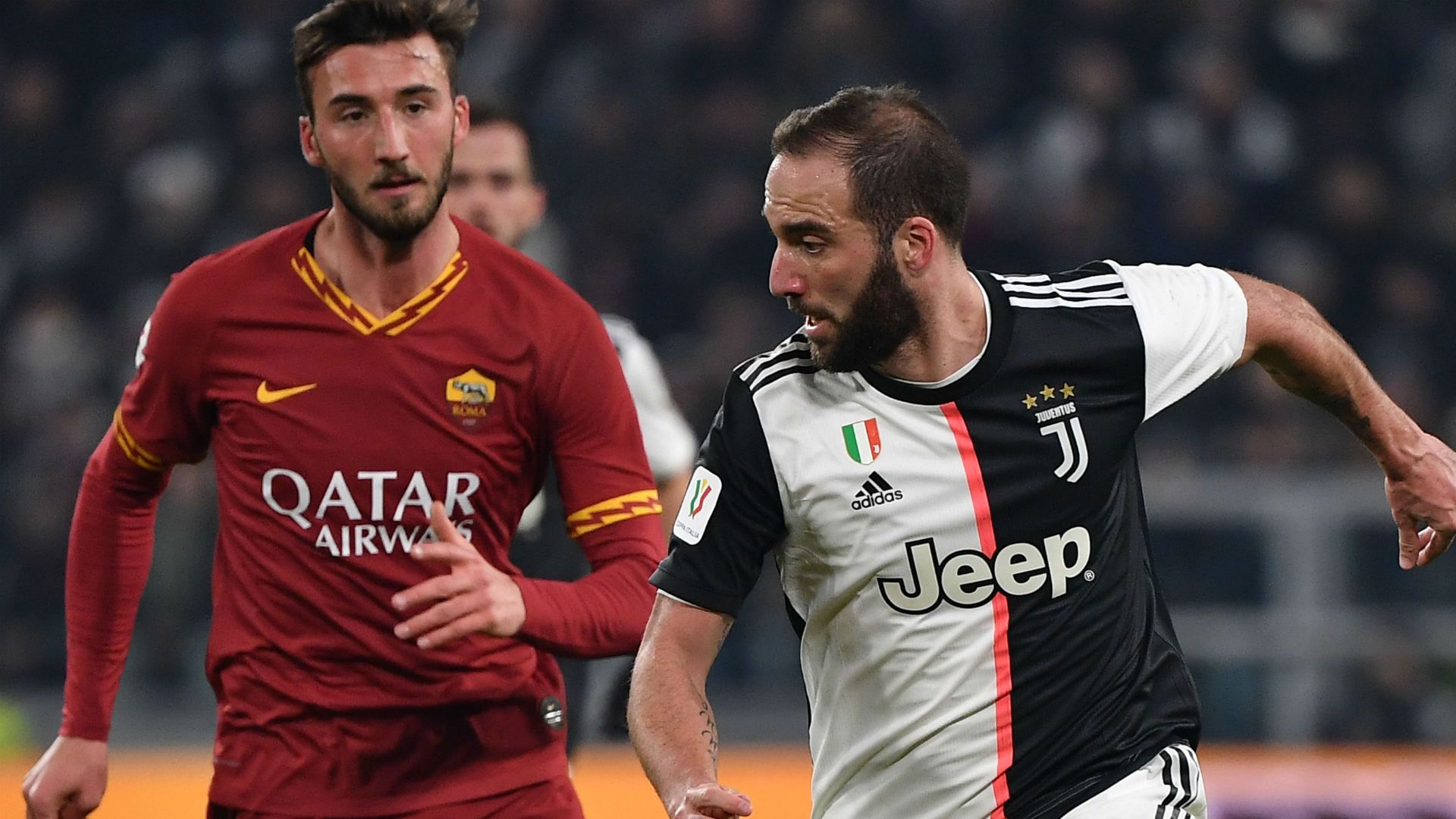 Cristante Higuain Juventus Roma Coppa Italia