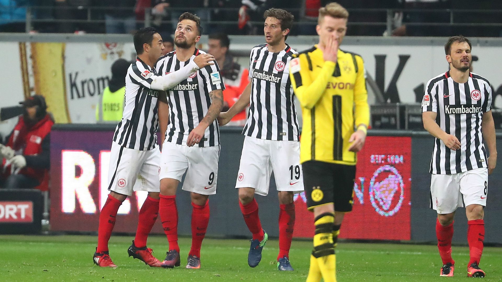 Haris Seferovic Eintracht Frankfurt Borussia Dortmund Bundesliga 26112016