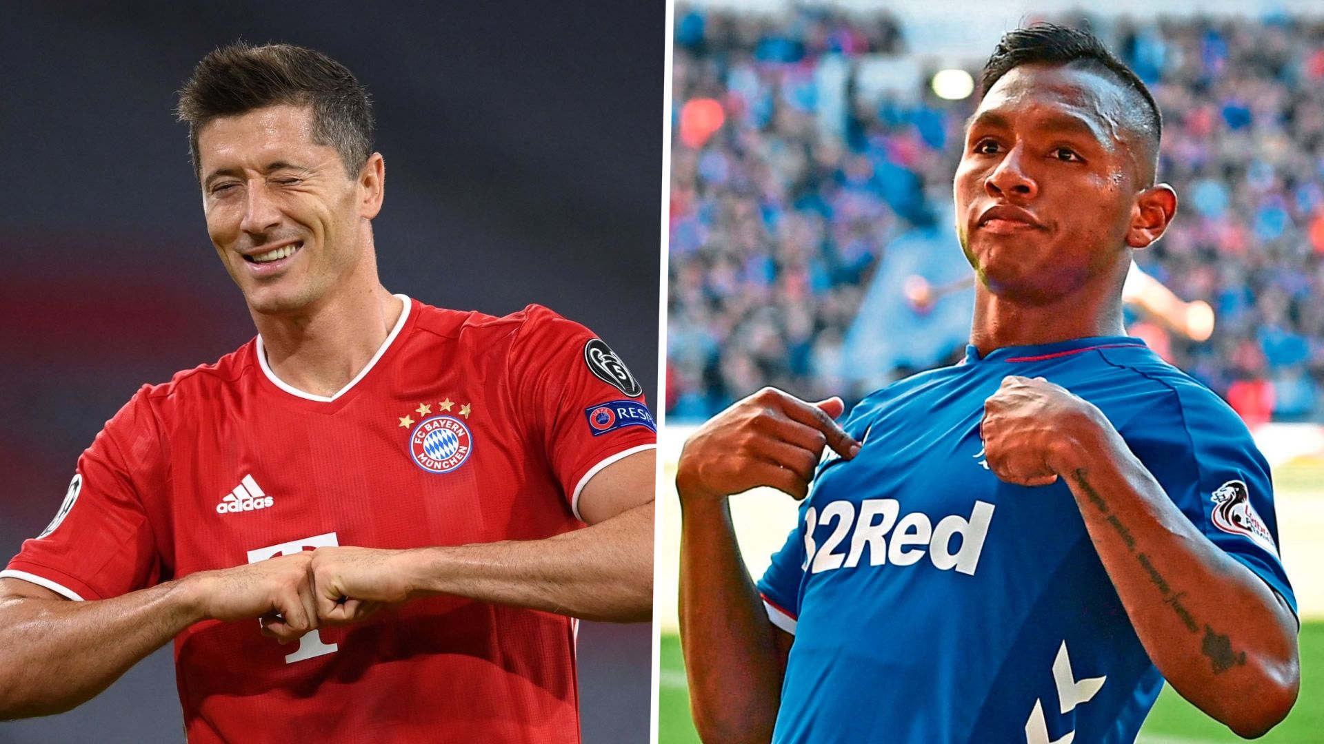 Robert Lewandowski Alfredo Morelos