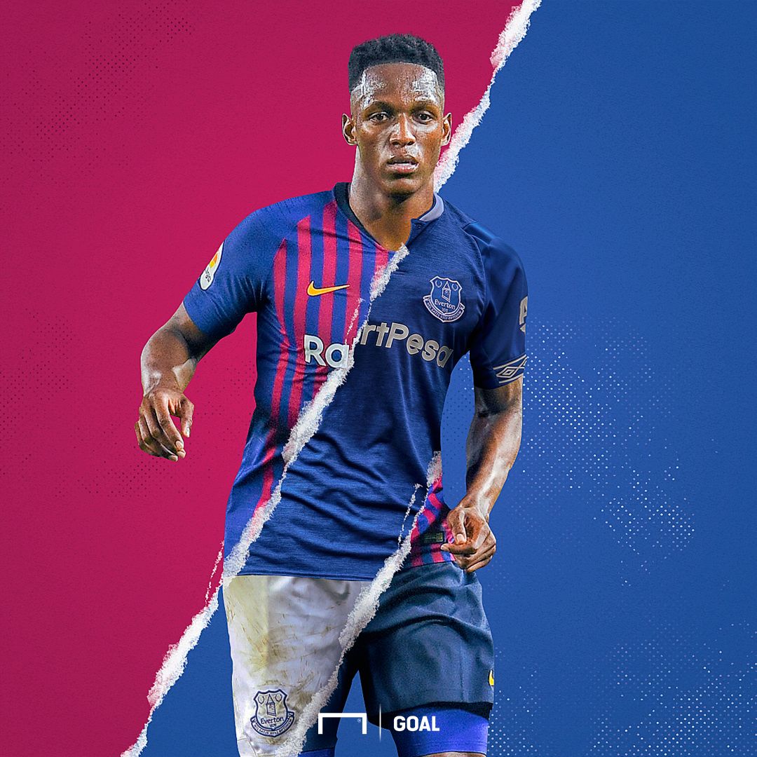 NO GALLERY Yerry Mina FC Everton FC Barcelona