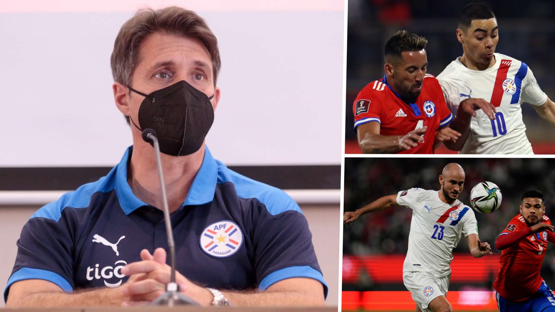 Barros Schelotto Paraguay Miguel Almirón Carlos González Mauricio Isla Paulo Díaz