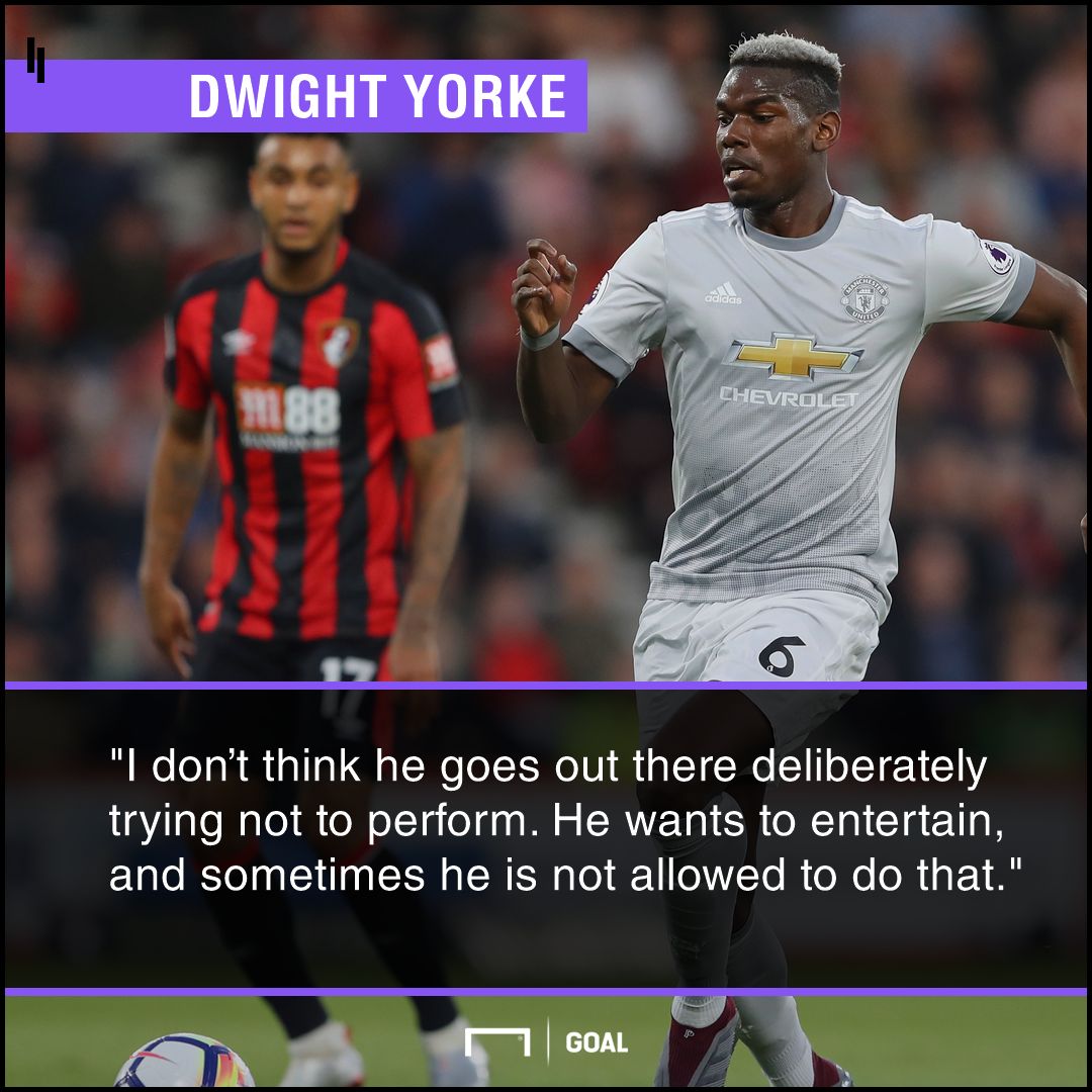Paul Pogba entertainer Dwight Yorke