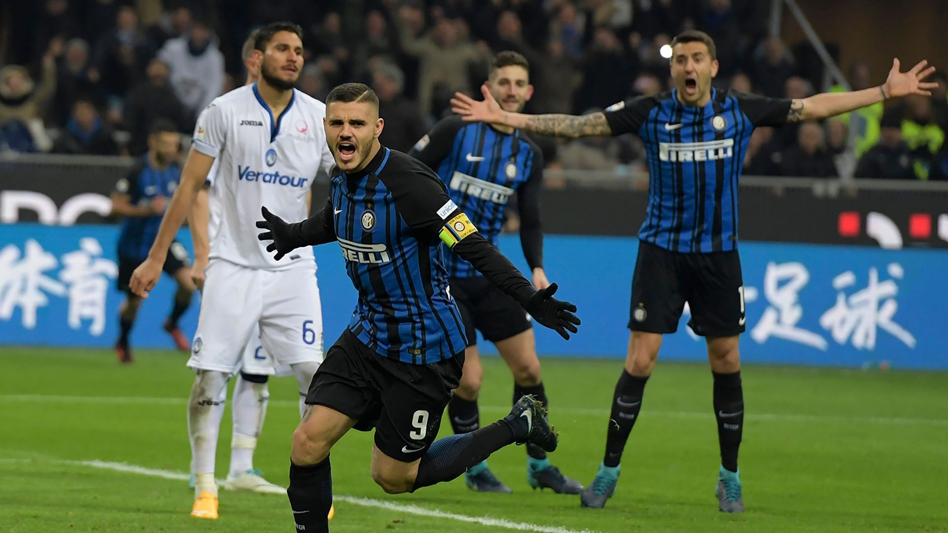 Mauro Icardi Inter Atalanta