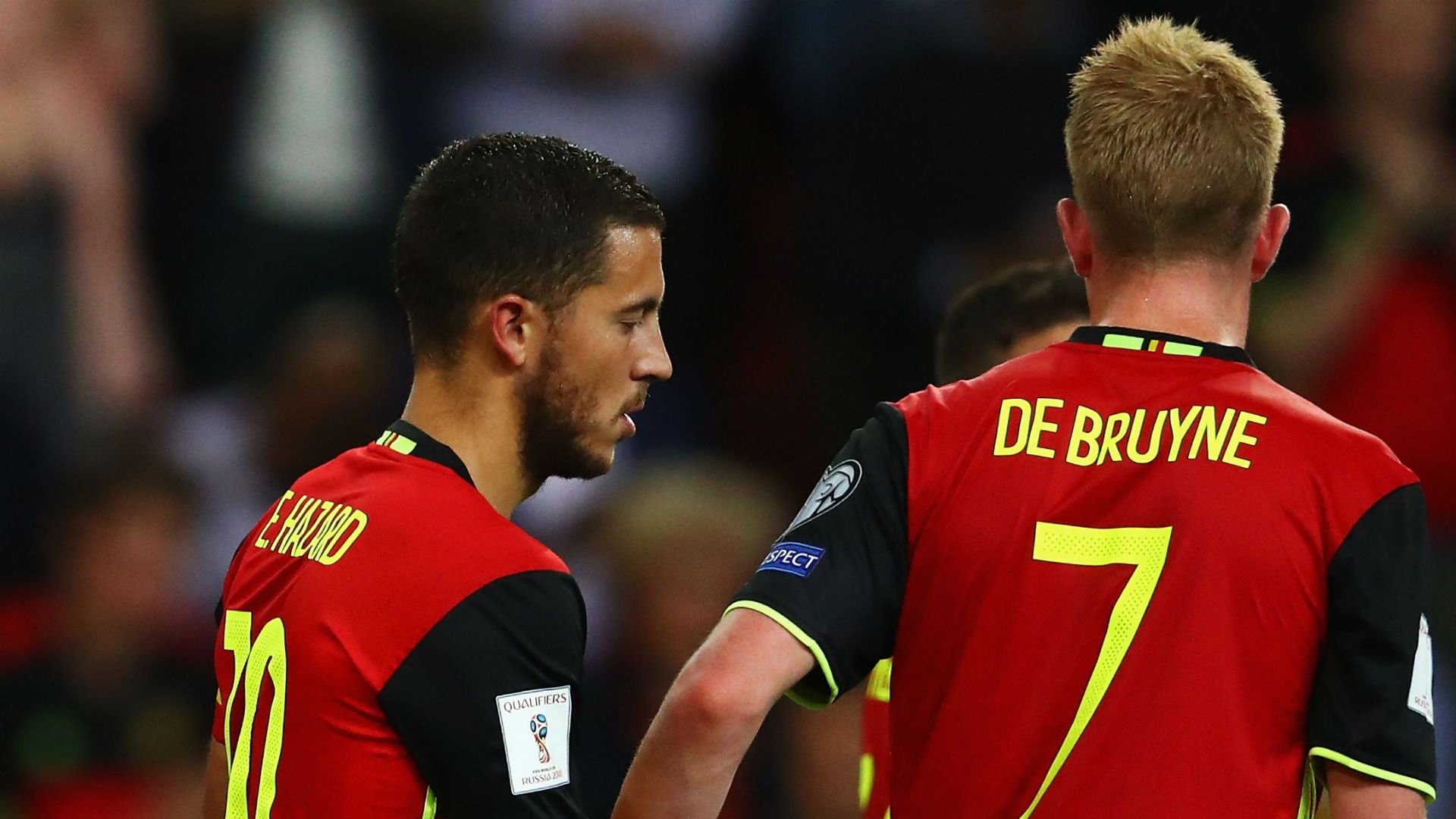 Eden Hazard Kevin De Bruyne Belgium