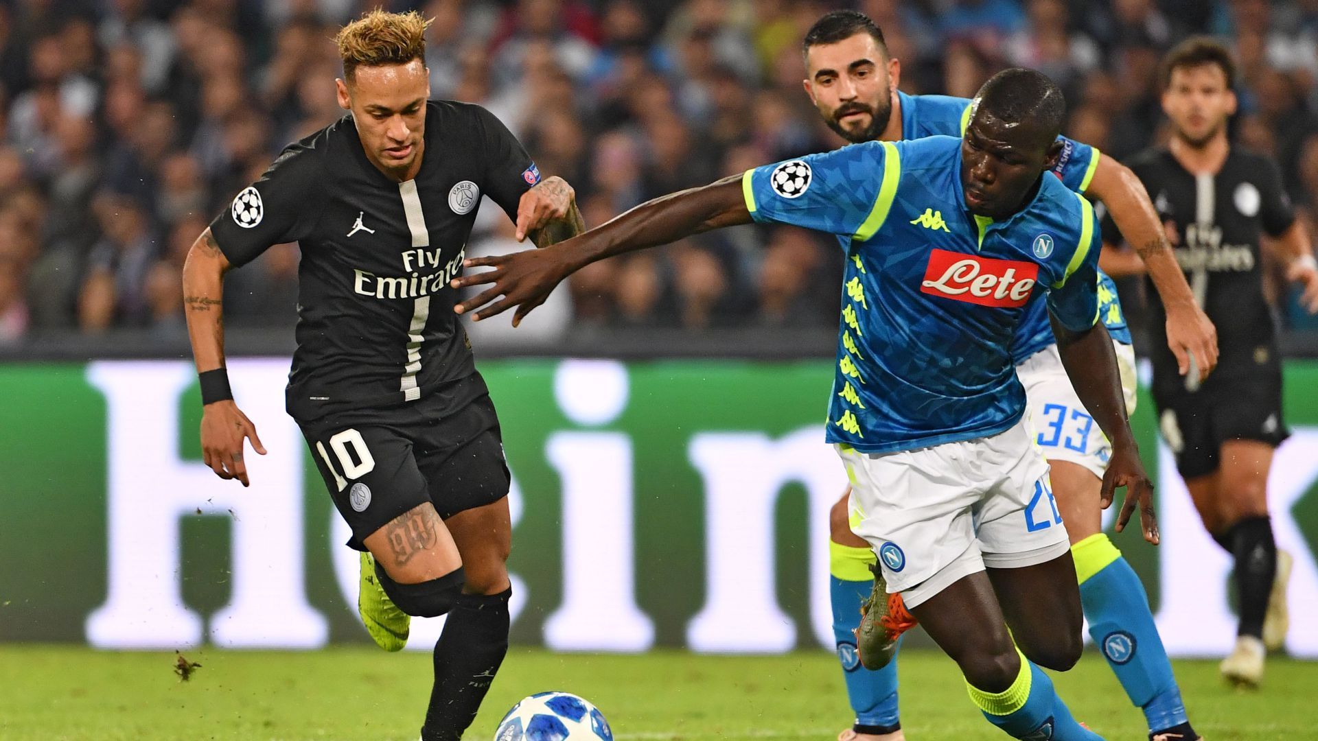 Koulibaly Neymar - Napoli PSG