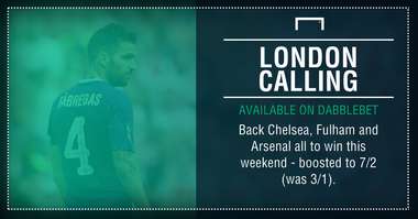 Chelsea fulham arsenal graphic