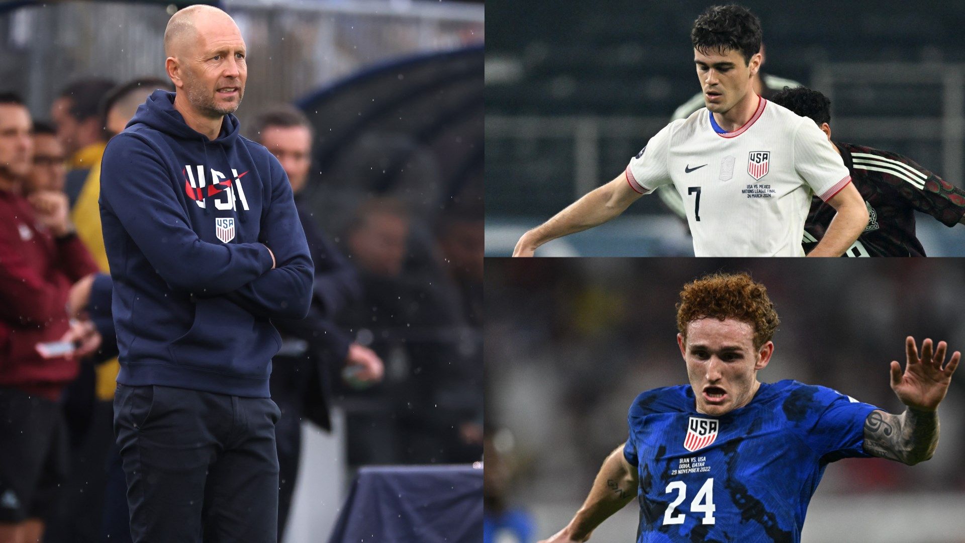 Berhalter Reyna Sargent split