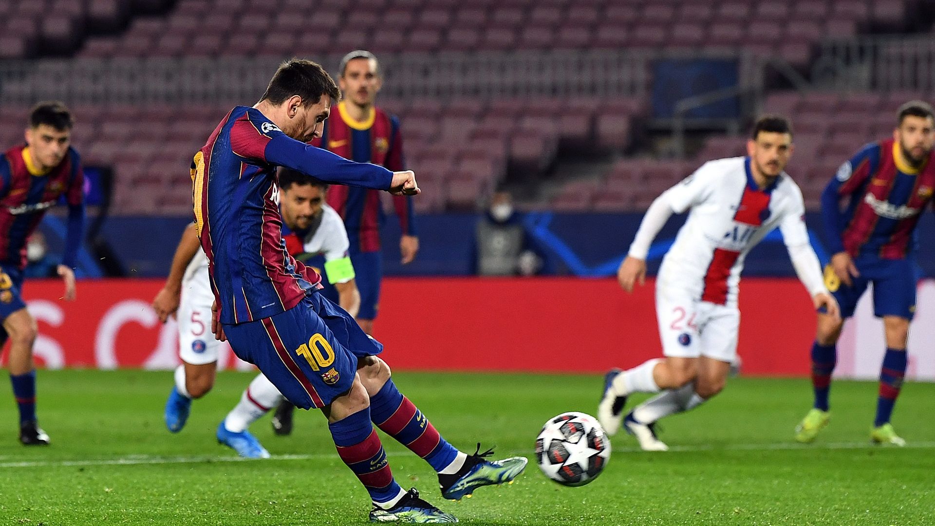 Messi, Barcelona vs. PSG