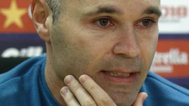 Andres Iniesta Barcelona farewell
