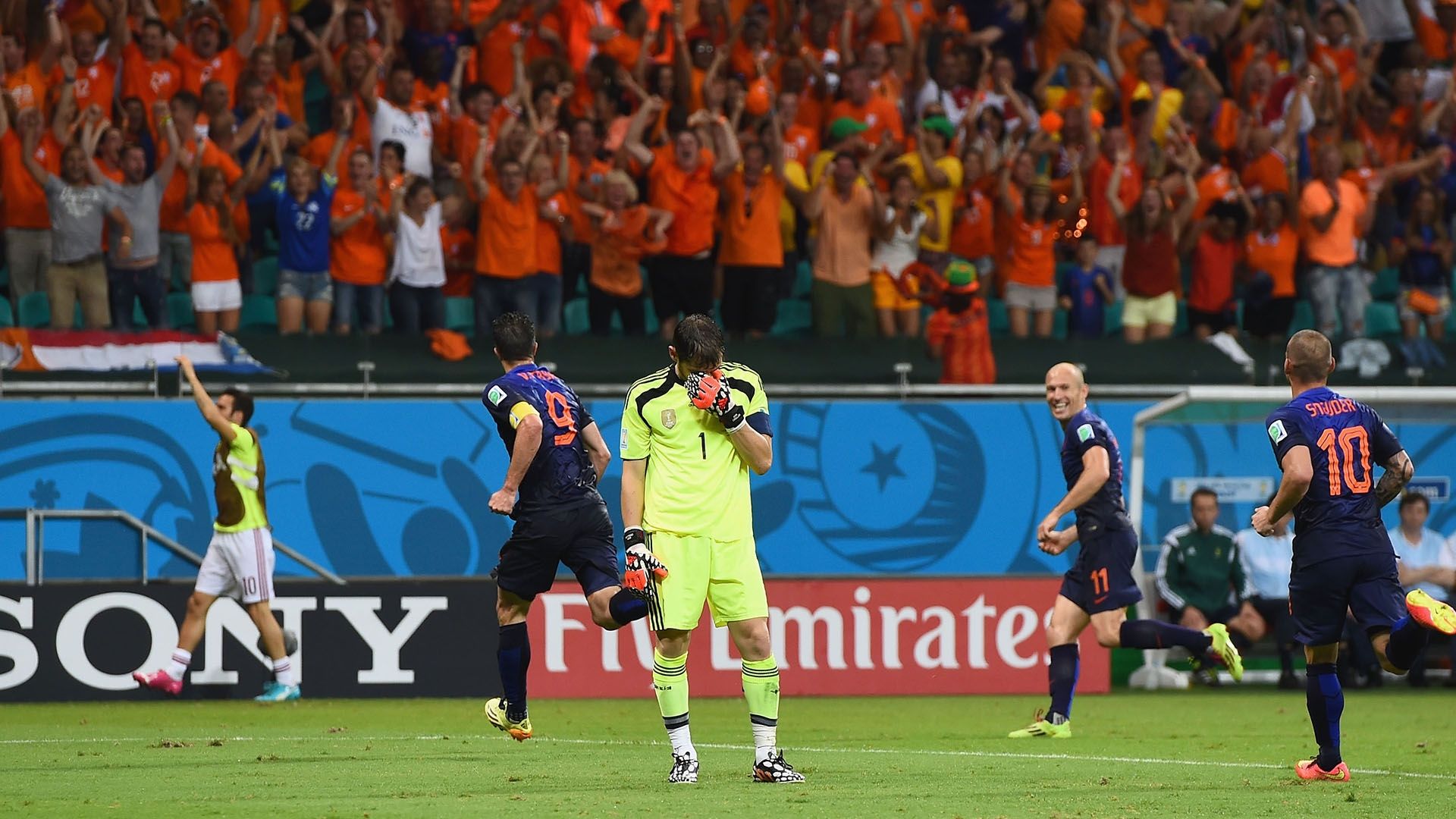 Spain vs Netherlands 2014 World Cup