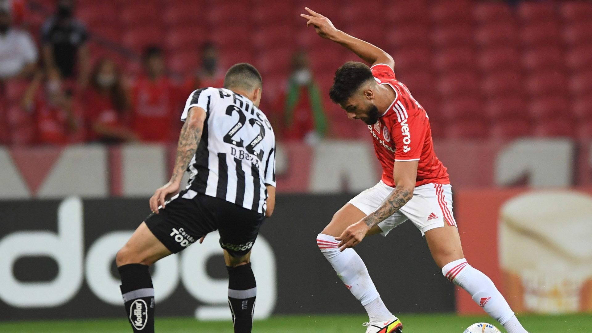Yuri Alberto, Danilo Boza, Internacional x Santos, Brasileirão, 28112021