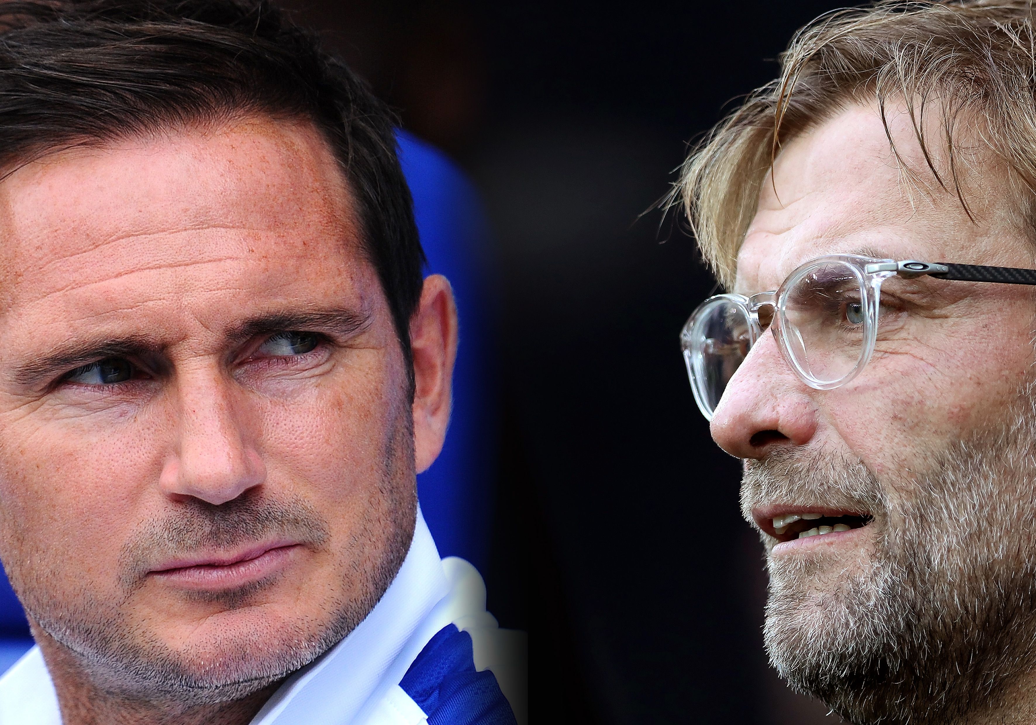 Klopp e Lampard: duelo