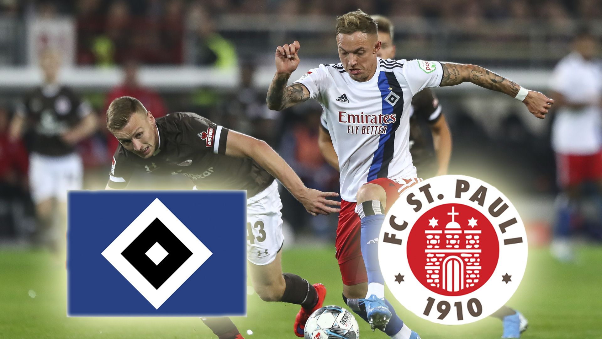 GFX Hamburger SV HSV St. Pauli 2. Bundesliga TV LIVE-STREAM