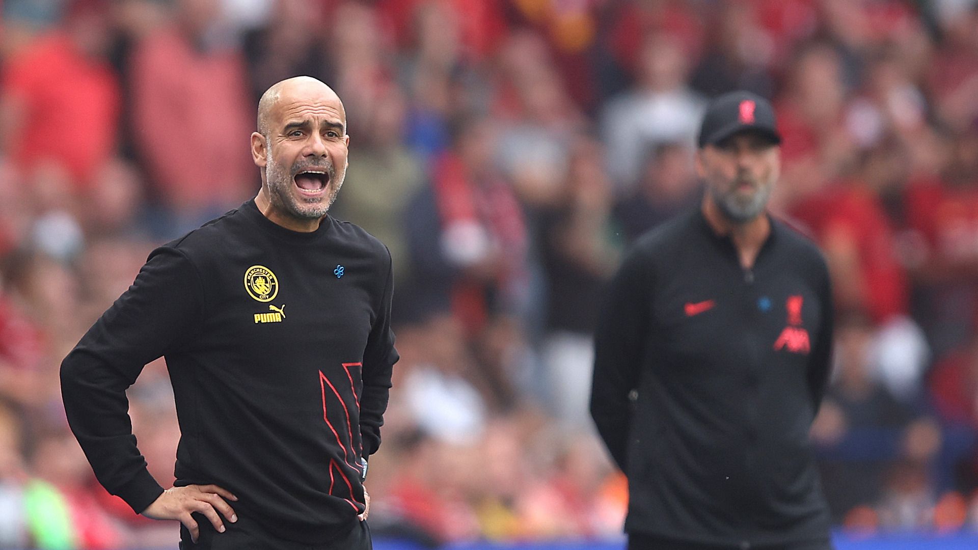 Pep Guardiola Manchester City vs Liverpool 30.7.22