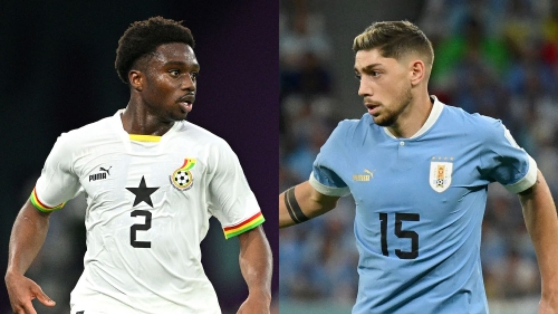 Tariq Lamptey Ghana Federico Valverde Uruguay