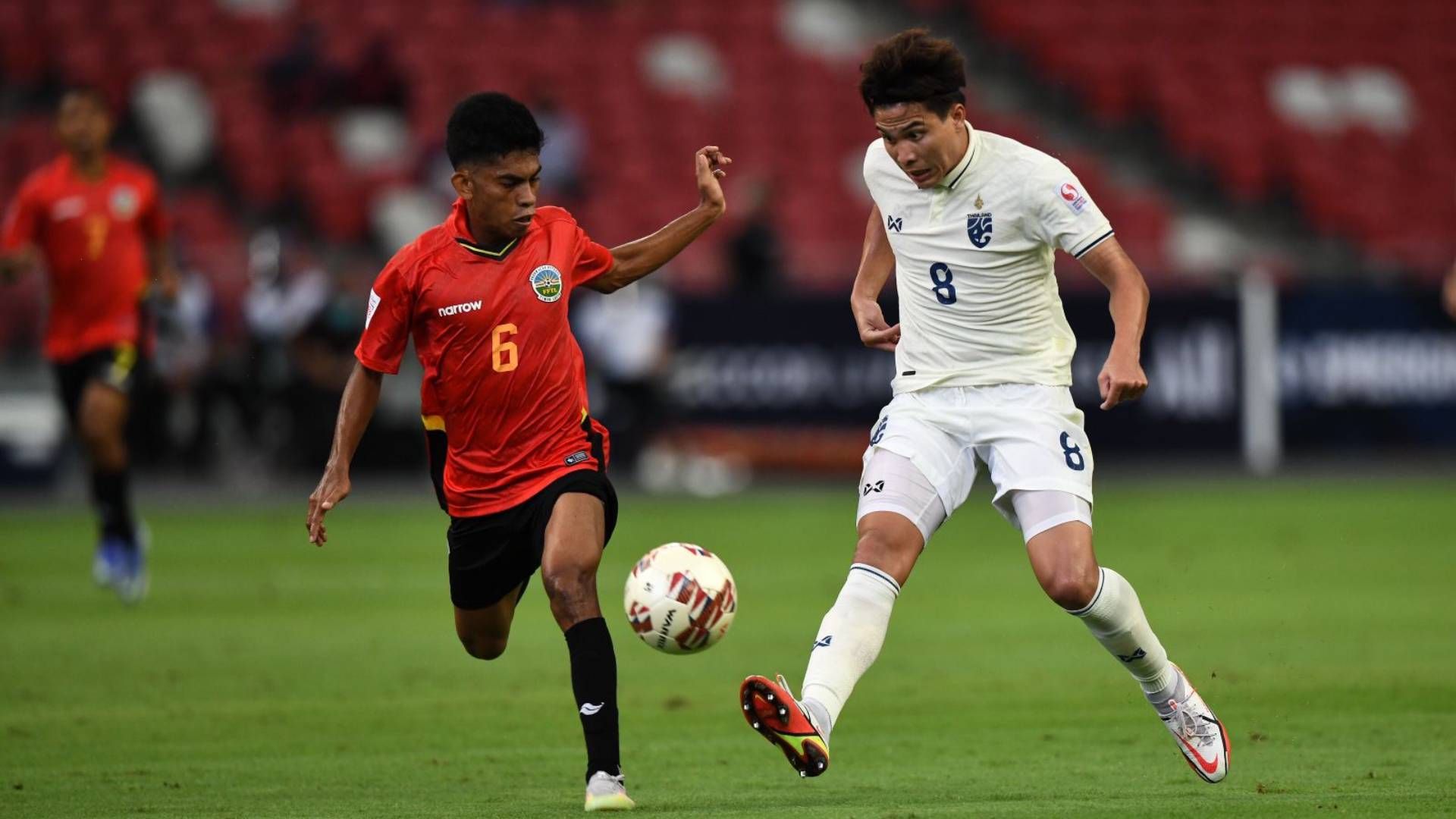 Timor Leste vs Thailand - Jhon Frith & Thitiphan Puangchan