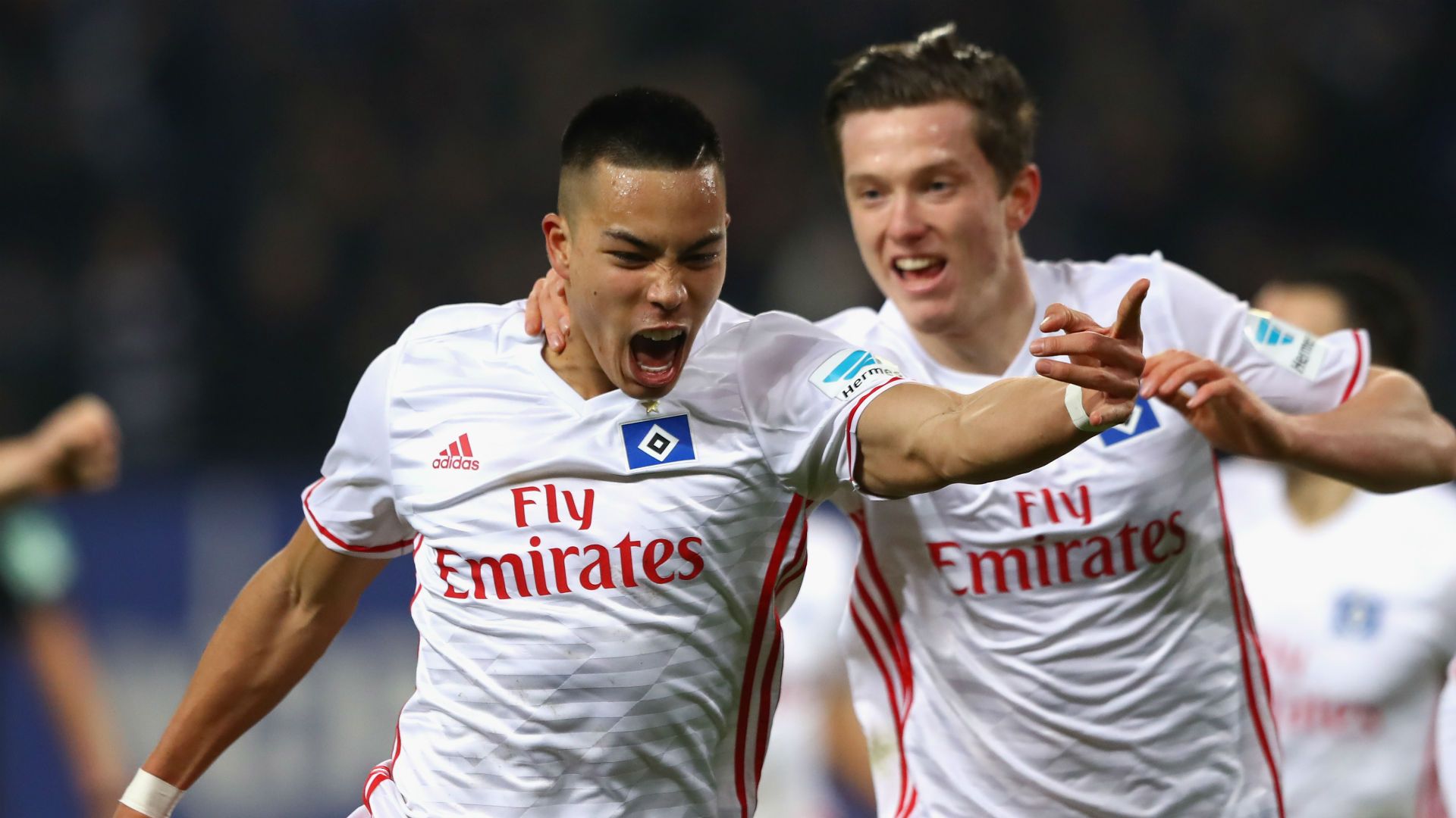 Bobby Wood Michael Gregoritsch Hamburg Bundesliga 031317