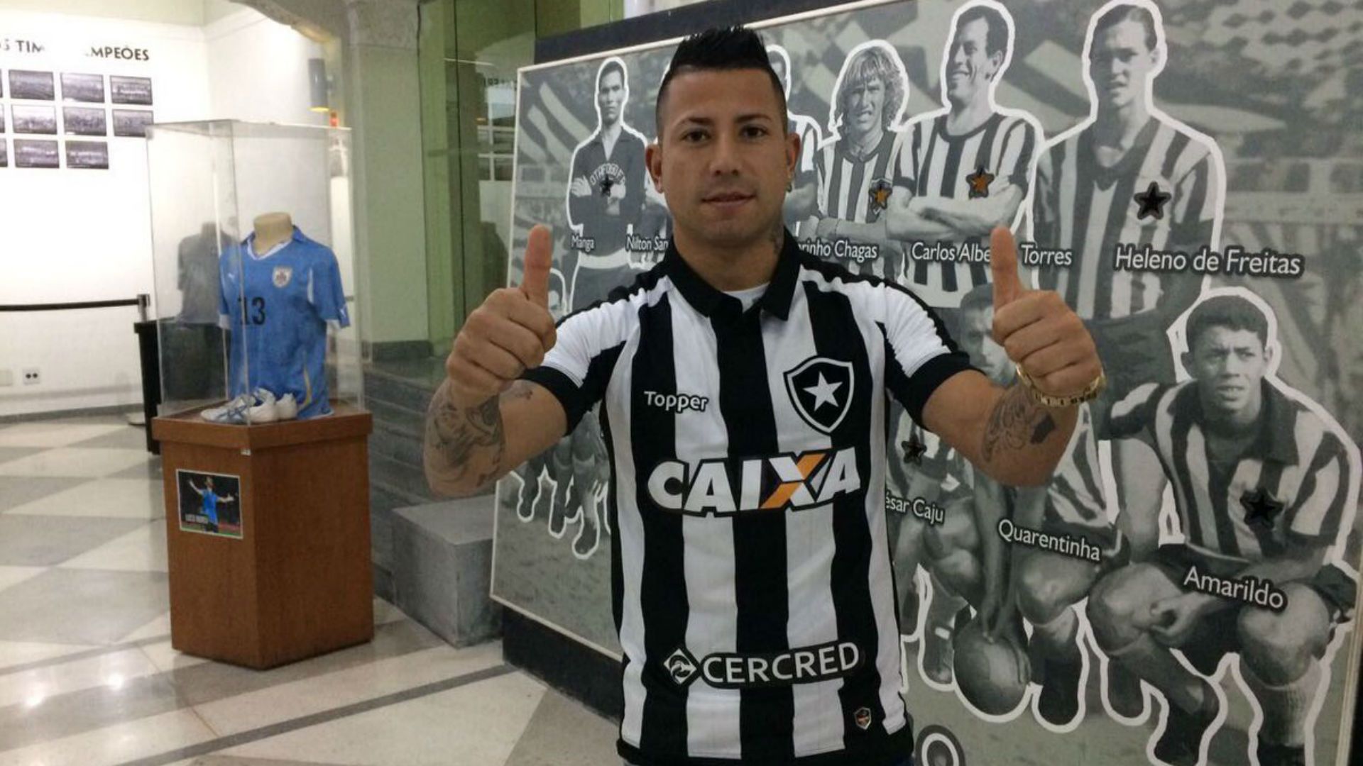Leonardo Valencia. Presentación Botafogo 12072017
