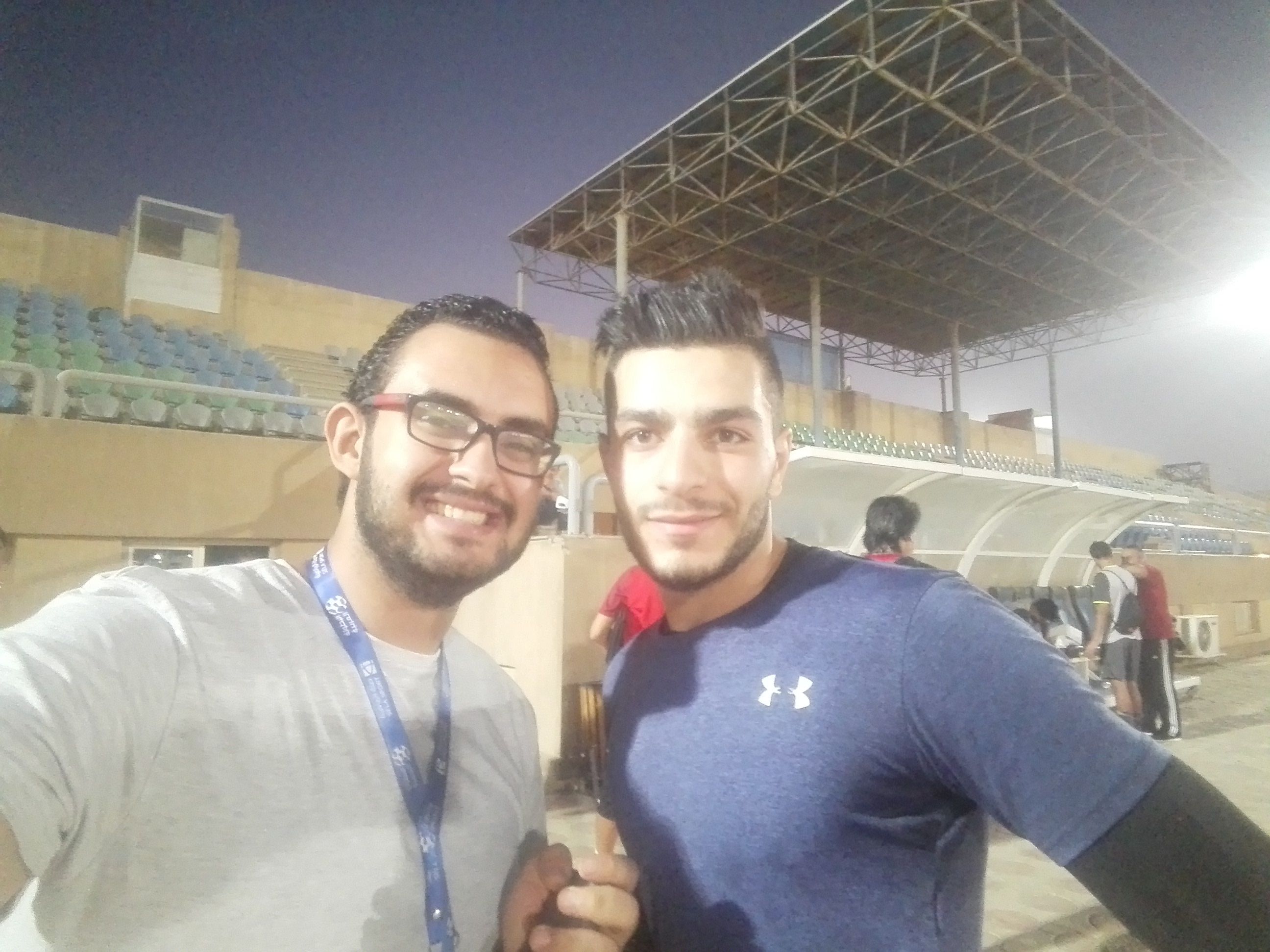 محمود ضياء مع محمد العمساوي 04082017