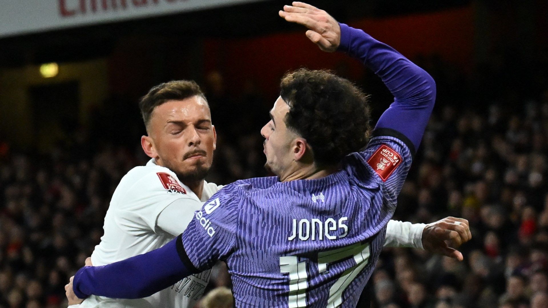 Ben White Curtis Jones Arsenal Liverpool 2024