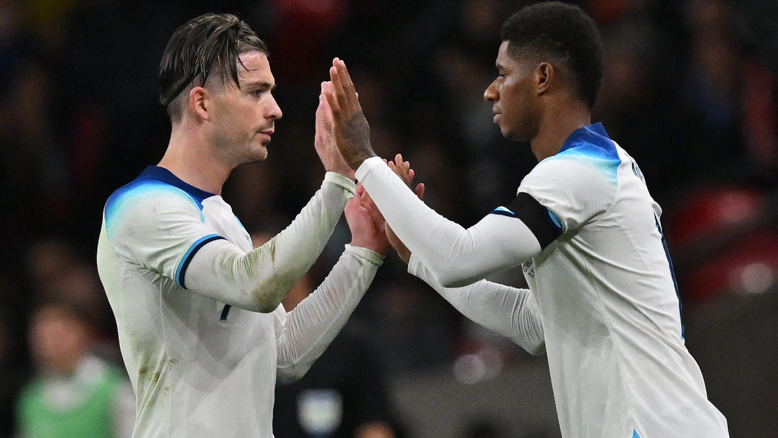 Jack Grealish Marc Rashford England