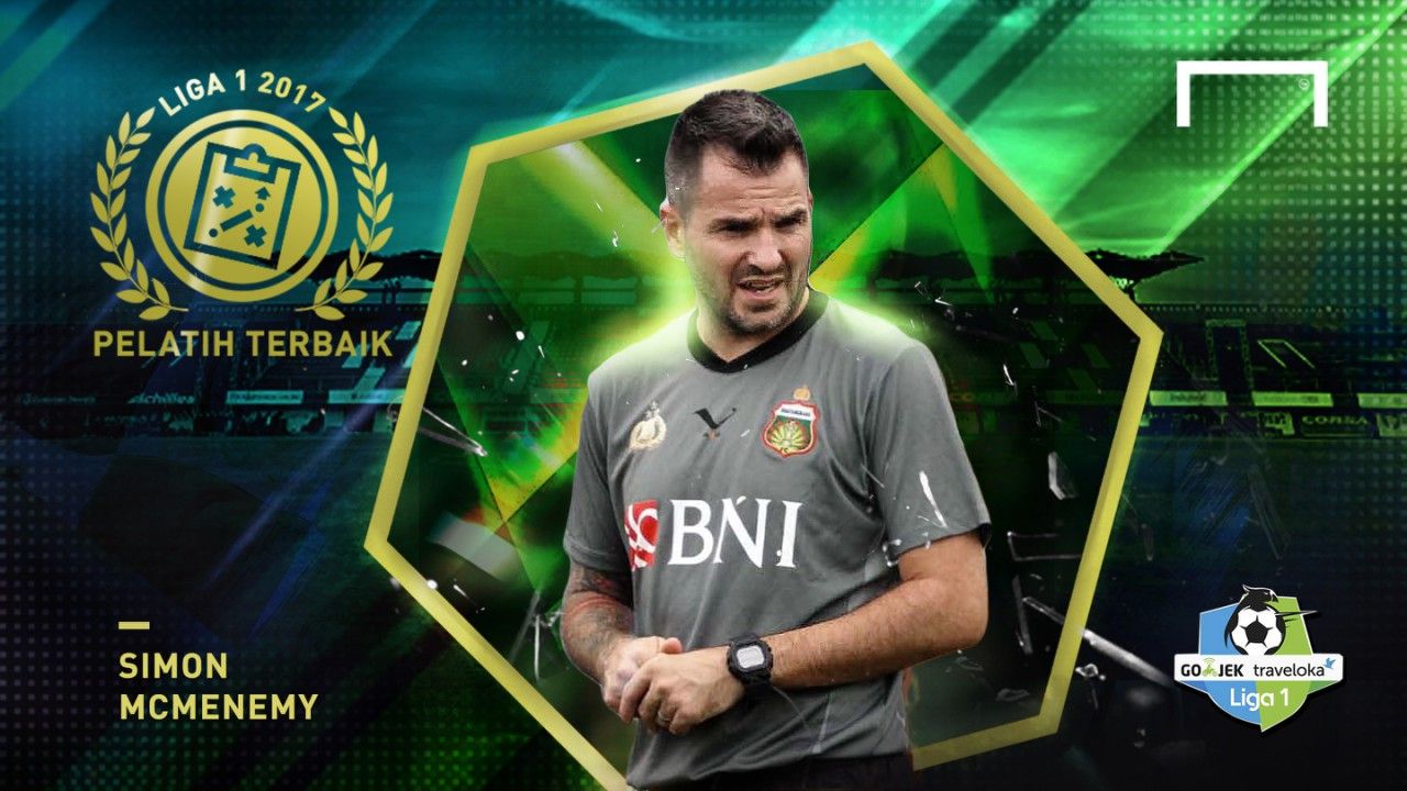 Pelatih Terbaik Liga 1 2017 - Simon McMenemy