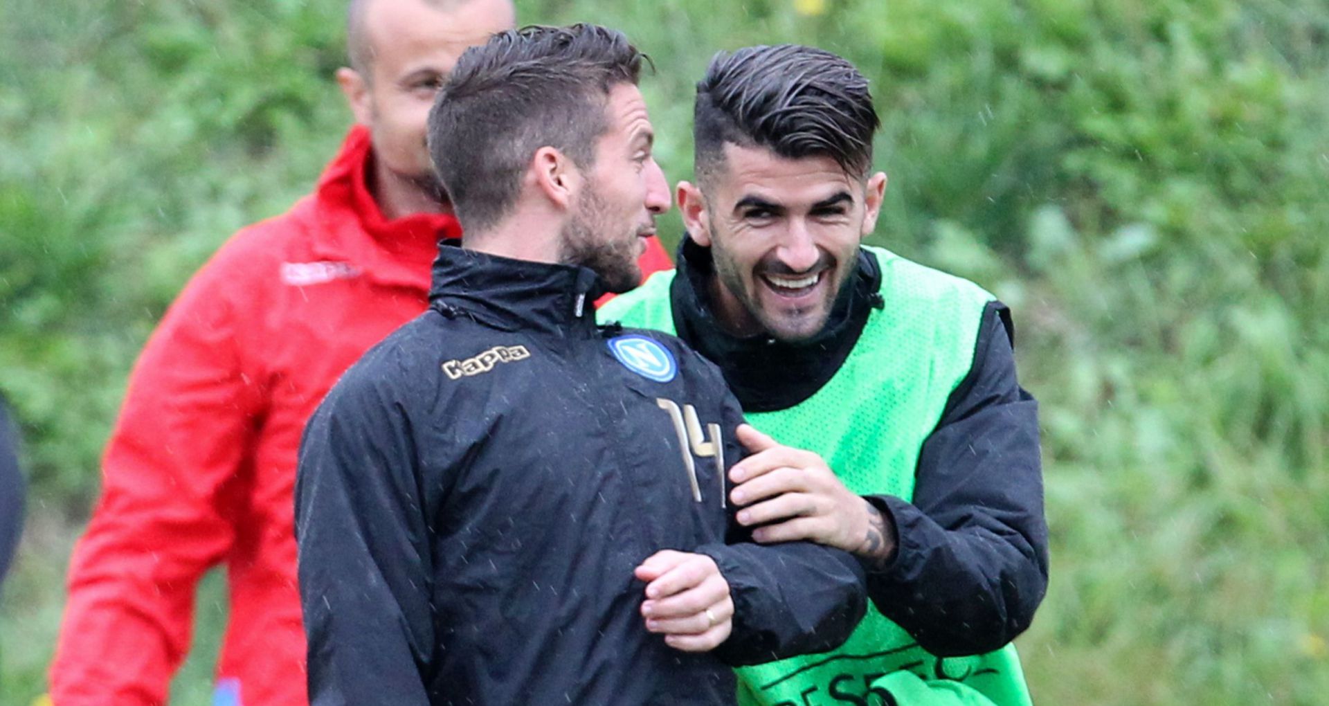 Elseid Hysaj Dries Mertens Napoli