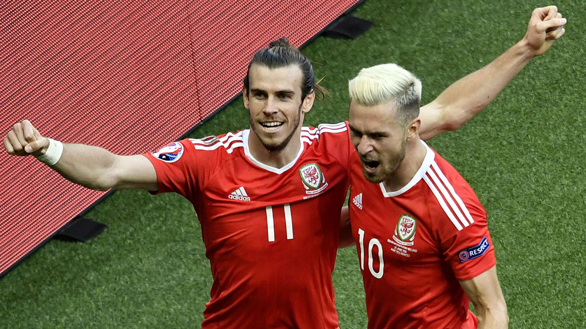 Bale Ramsey Wales Northern Ireland Euro 2016