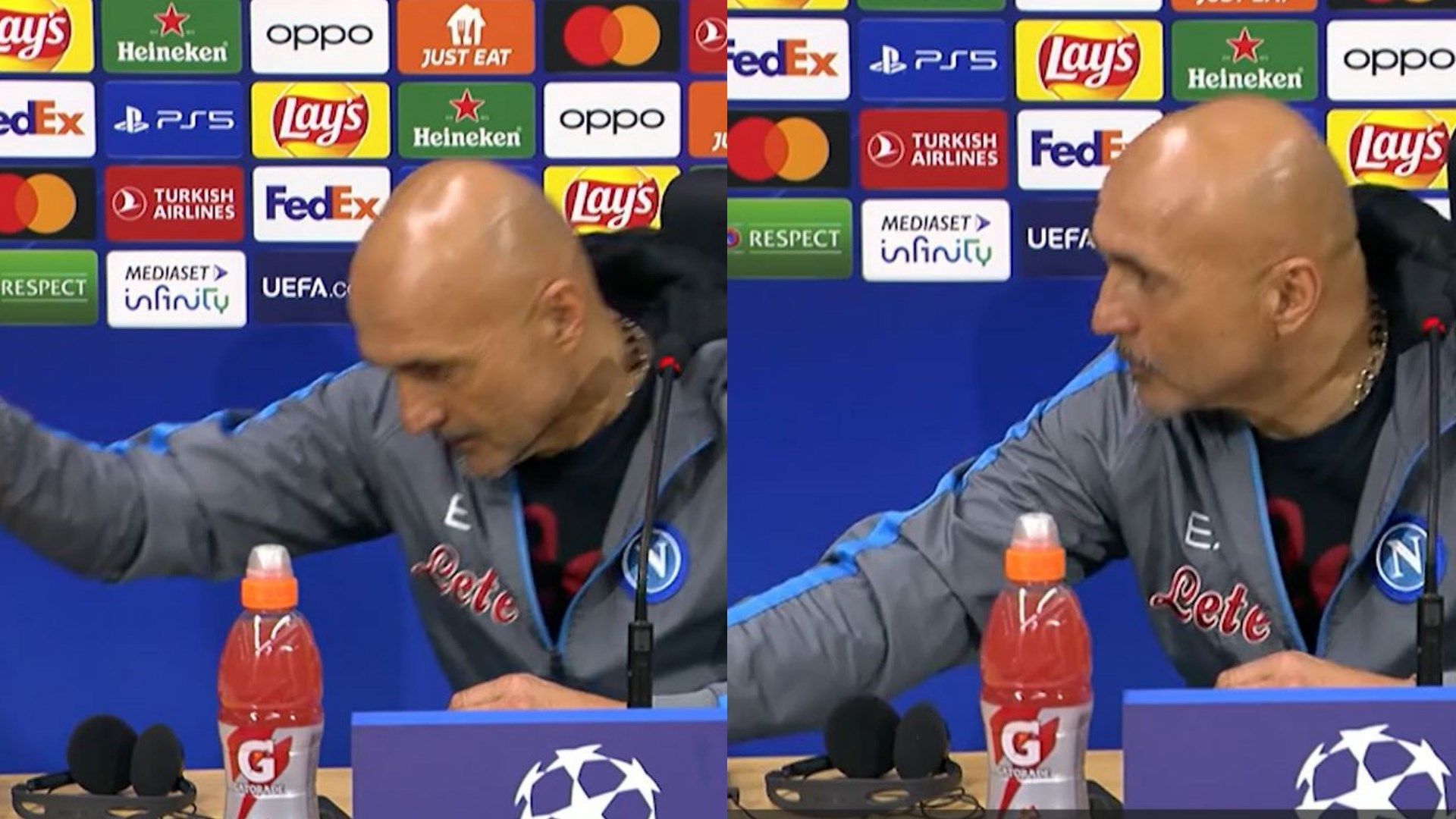 Mix Luciano Spalletti Napoli Milan Champions League