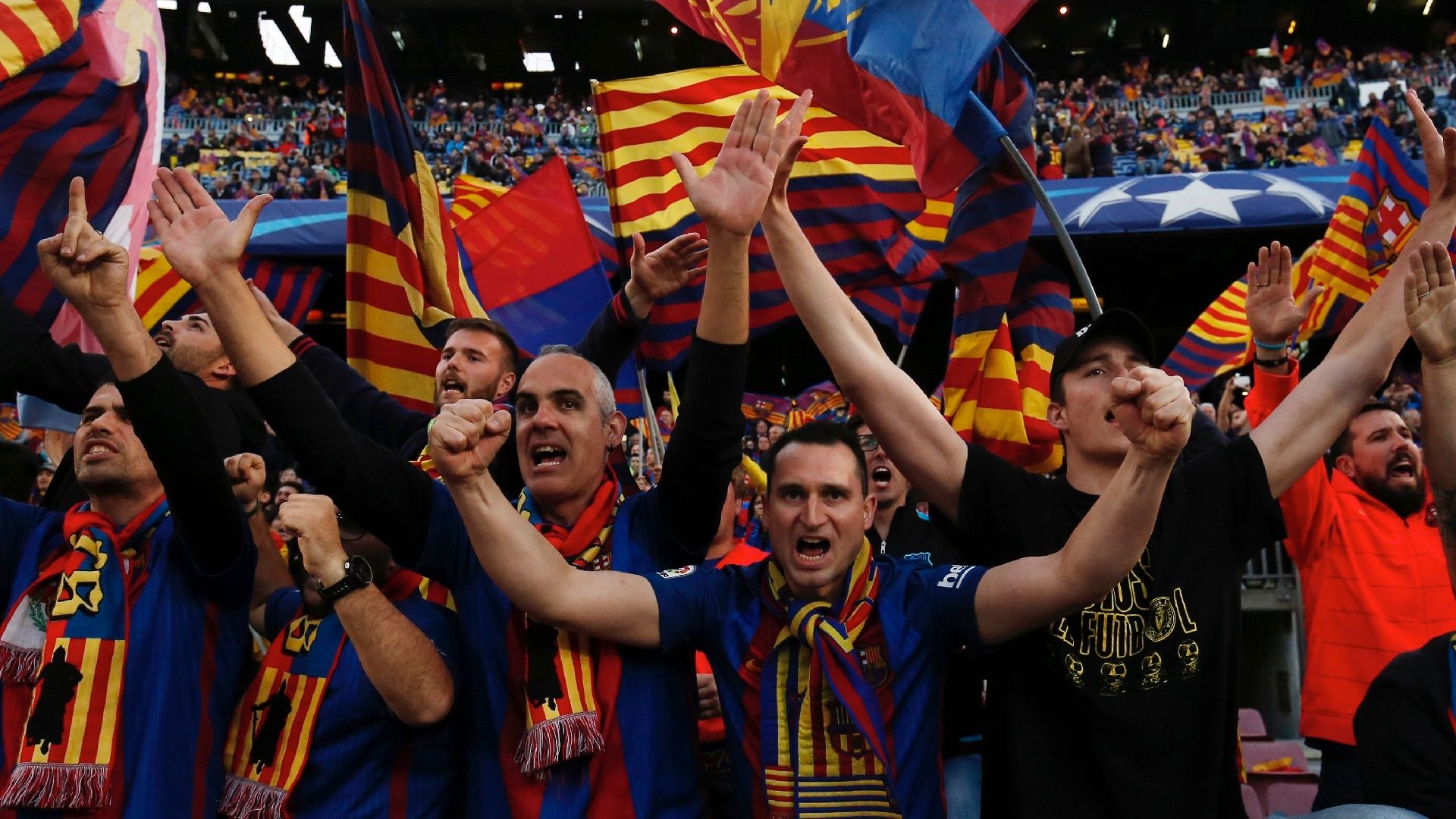 Fans Barcelona Juventus UCL 19042017