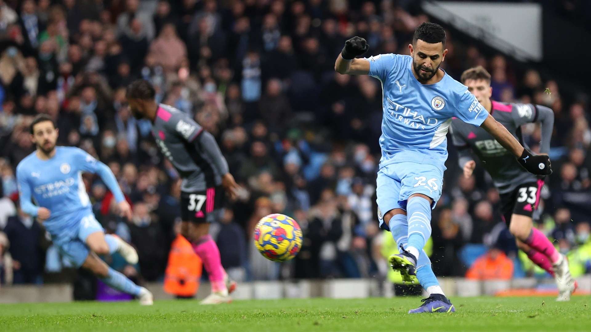 Riyad Mahrez Manchester City Leicester 2021-22