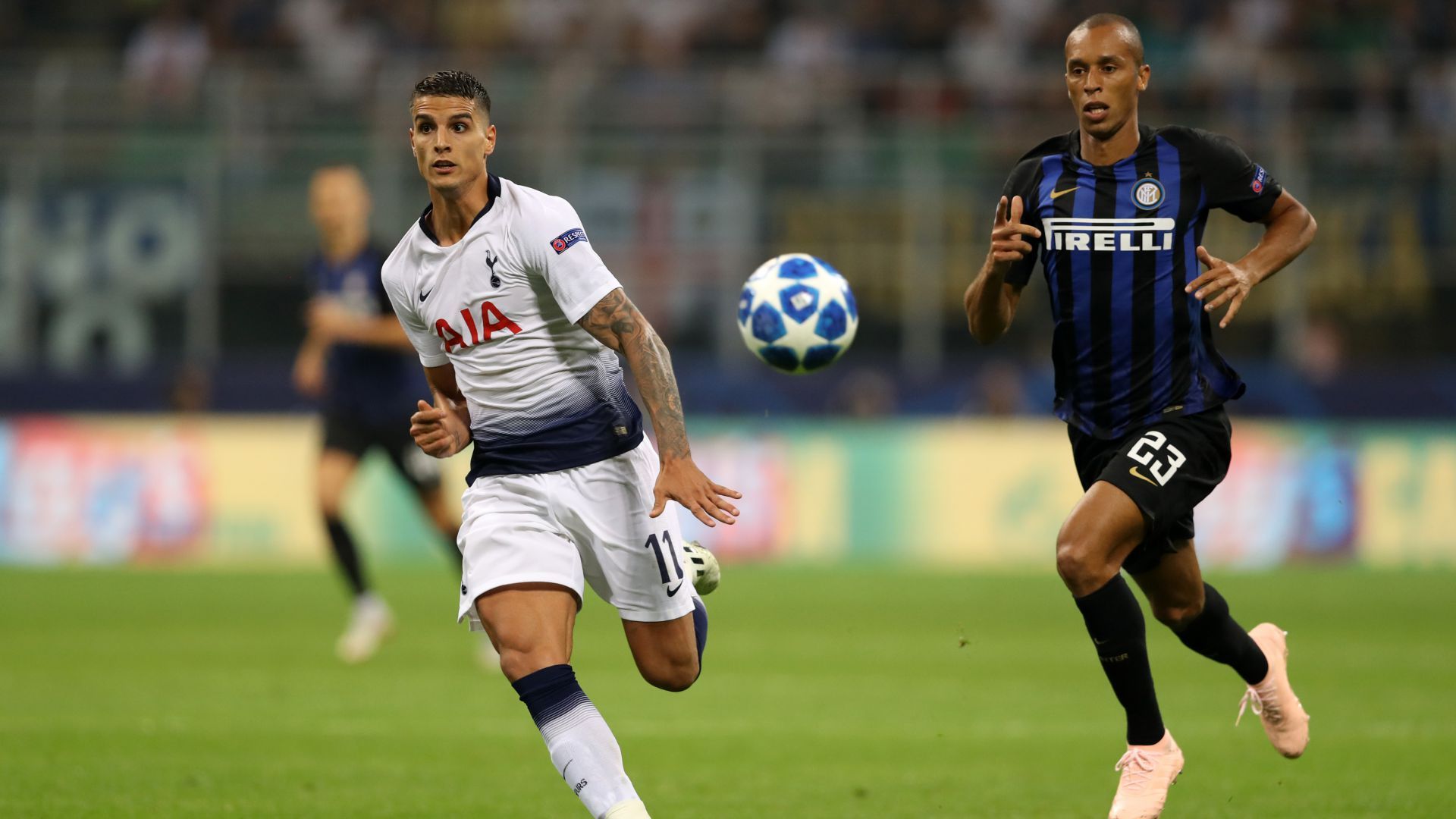 Joao Miranda Erik Lamela Inter Tottenham
