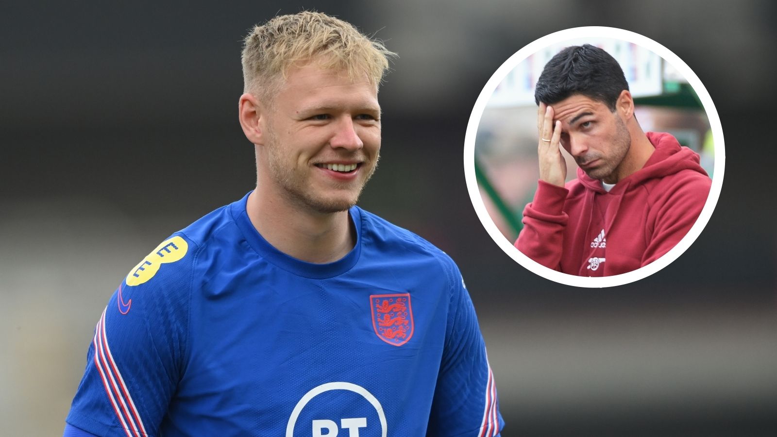 Mikel Arteta Aaron Ramsdale GFX Arsenal