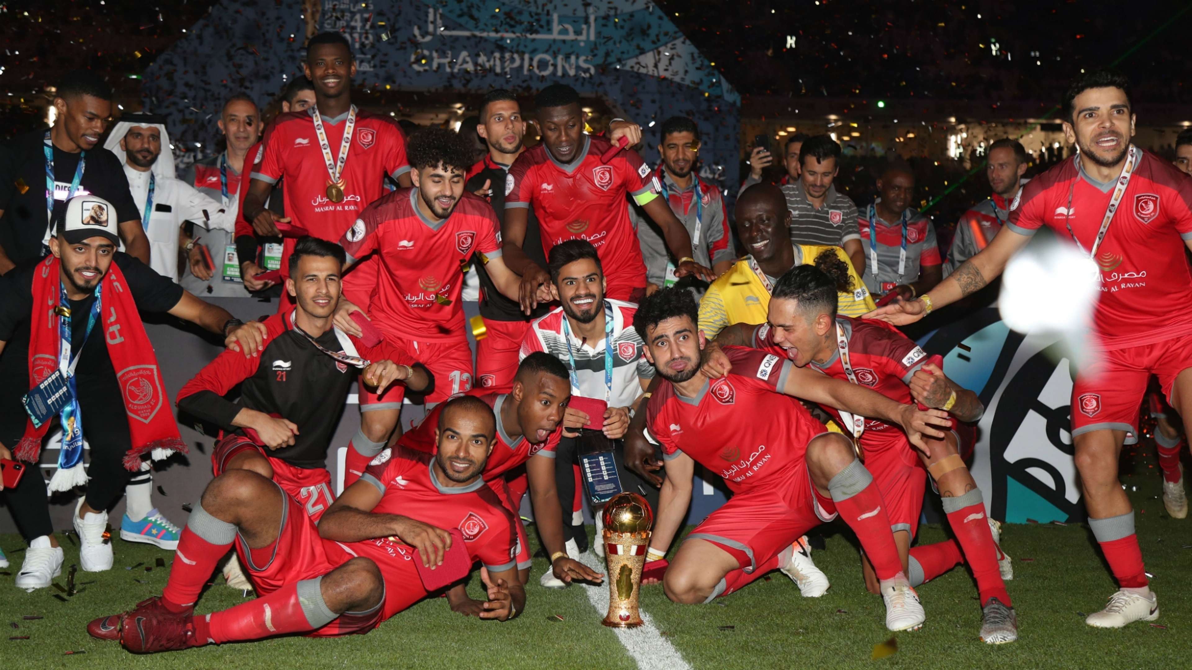 Al Duhail celebtate Emir Cup