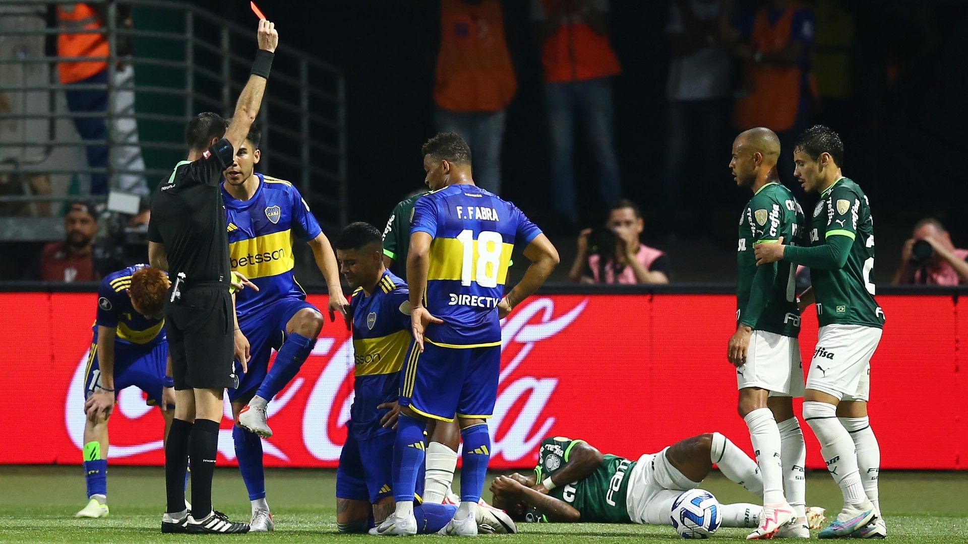 Marcos Rojo Palmeiras Boca Copa Libertadores 05102023