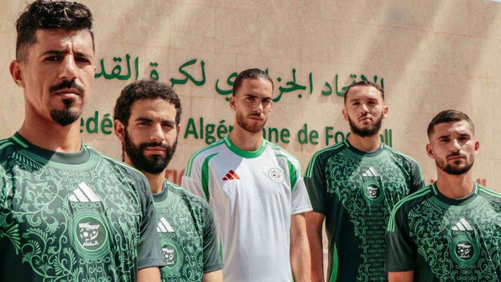 ADIDAS LAUNCHES ALL NEW ALGERIAN FOOTBALL FEDERATION HOME AND AWAY JERSEYS