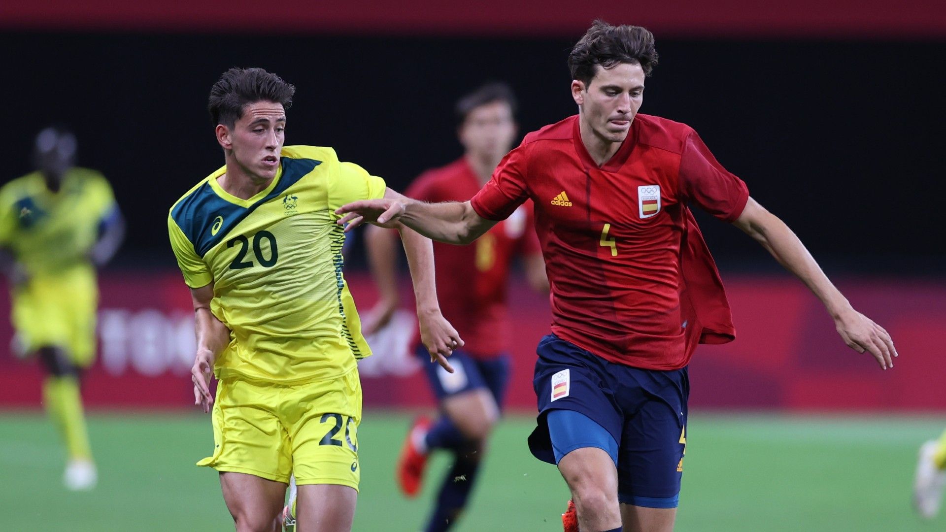 Pau Torres Australia vs Spain Olympics