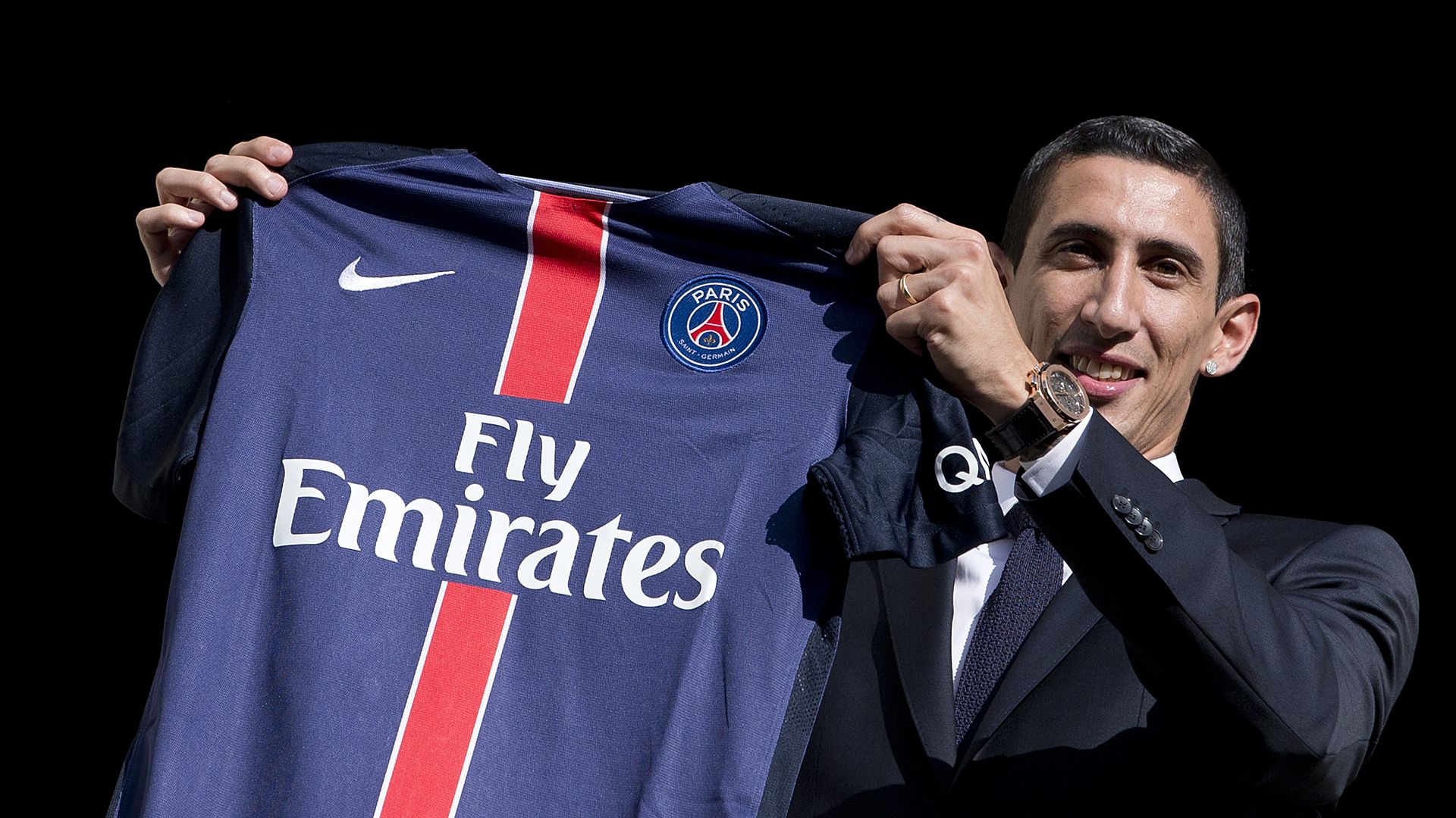 Angel Di Maria PSG Präsentation 08062015