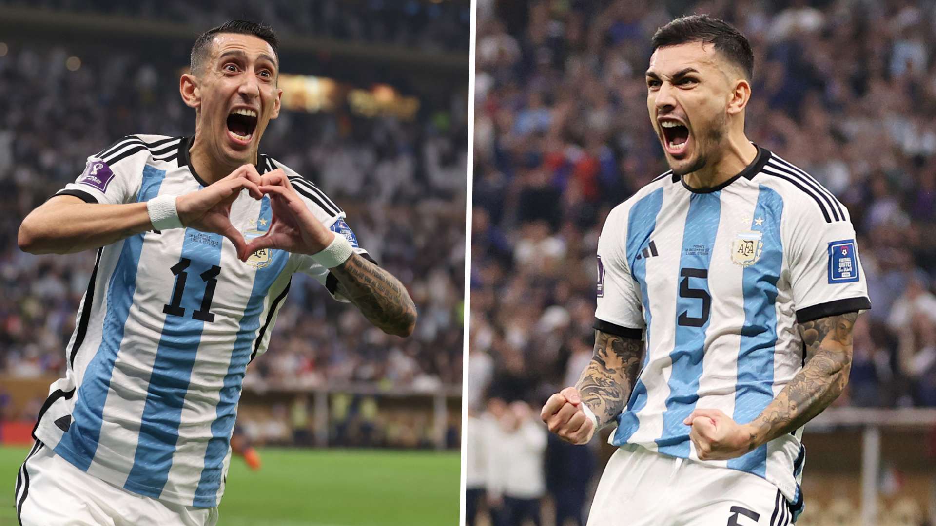 Angel Di Maria Leandro Paredes Argentina