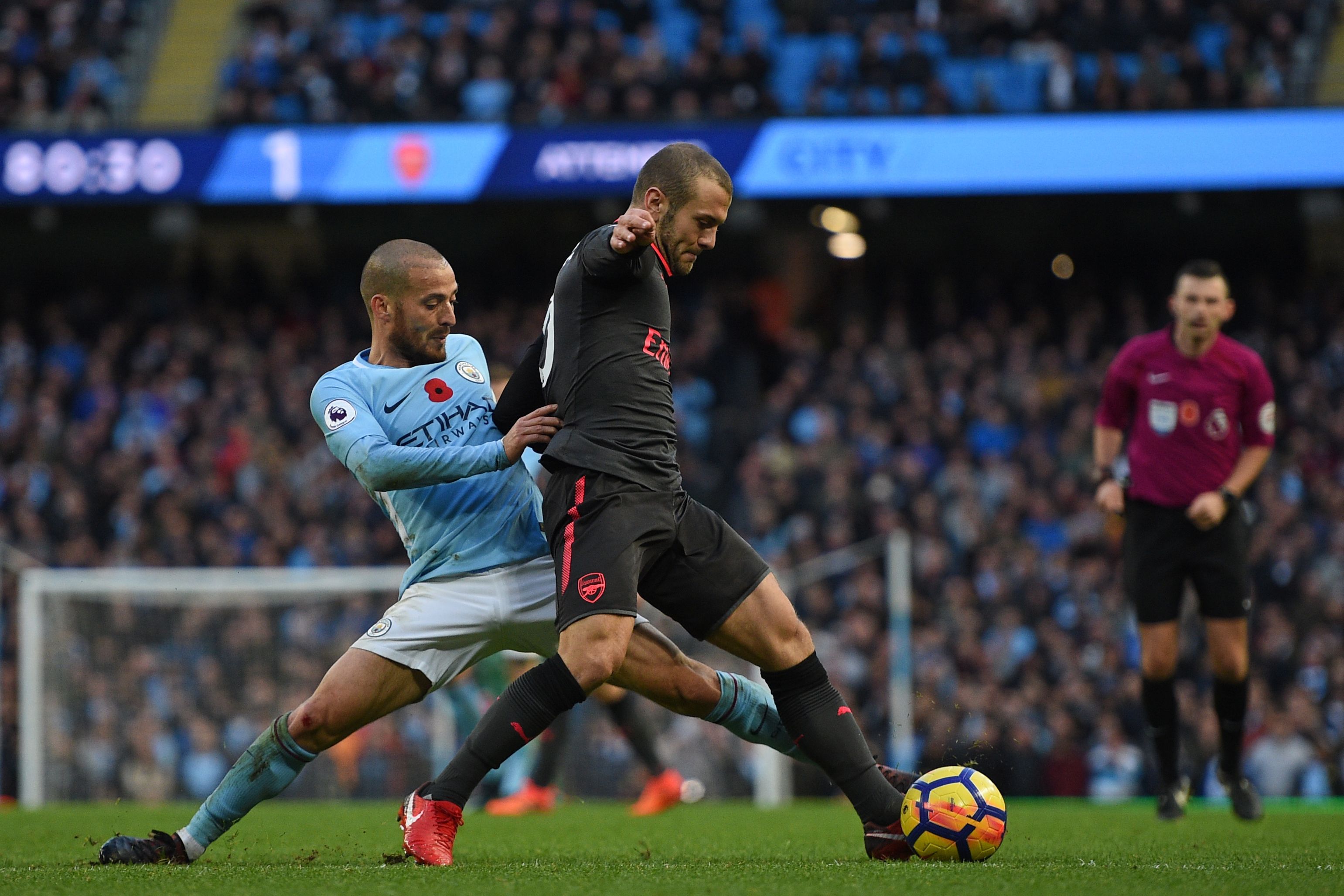 Arsenal Man City Nov 5 Wilshere