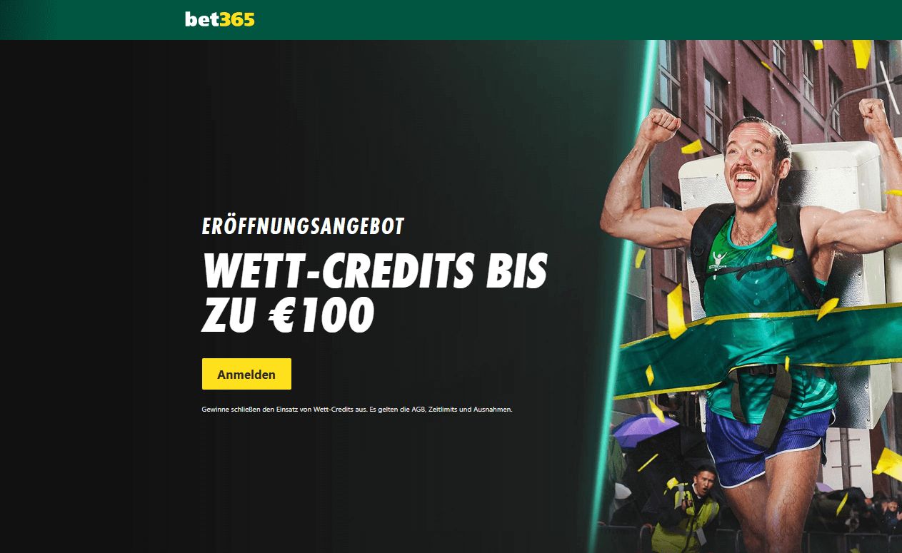 bet365 Eröffnungsangebot