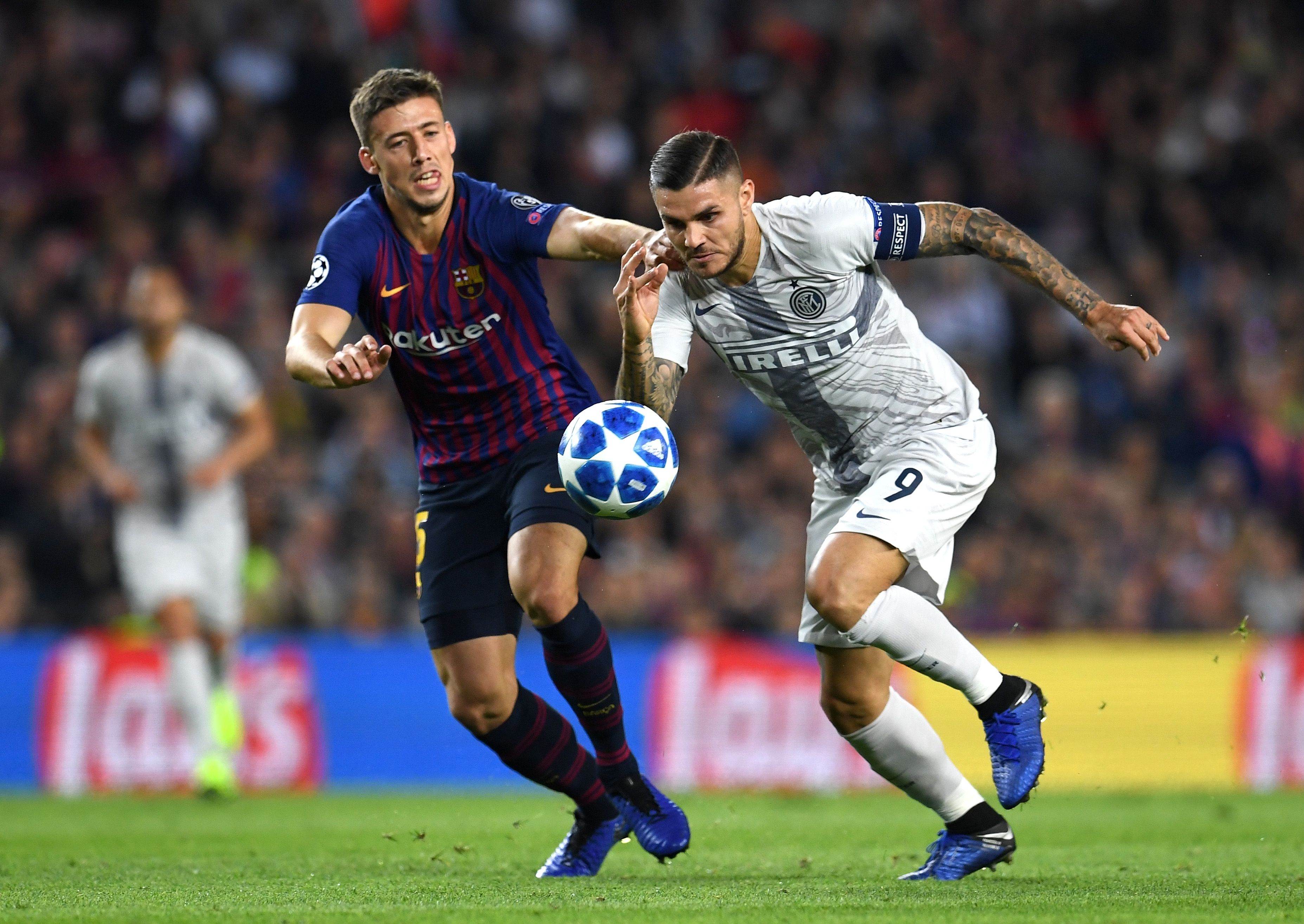 Icardi Lenglet Barcelona Inter Champions League