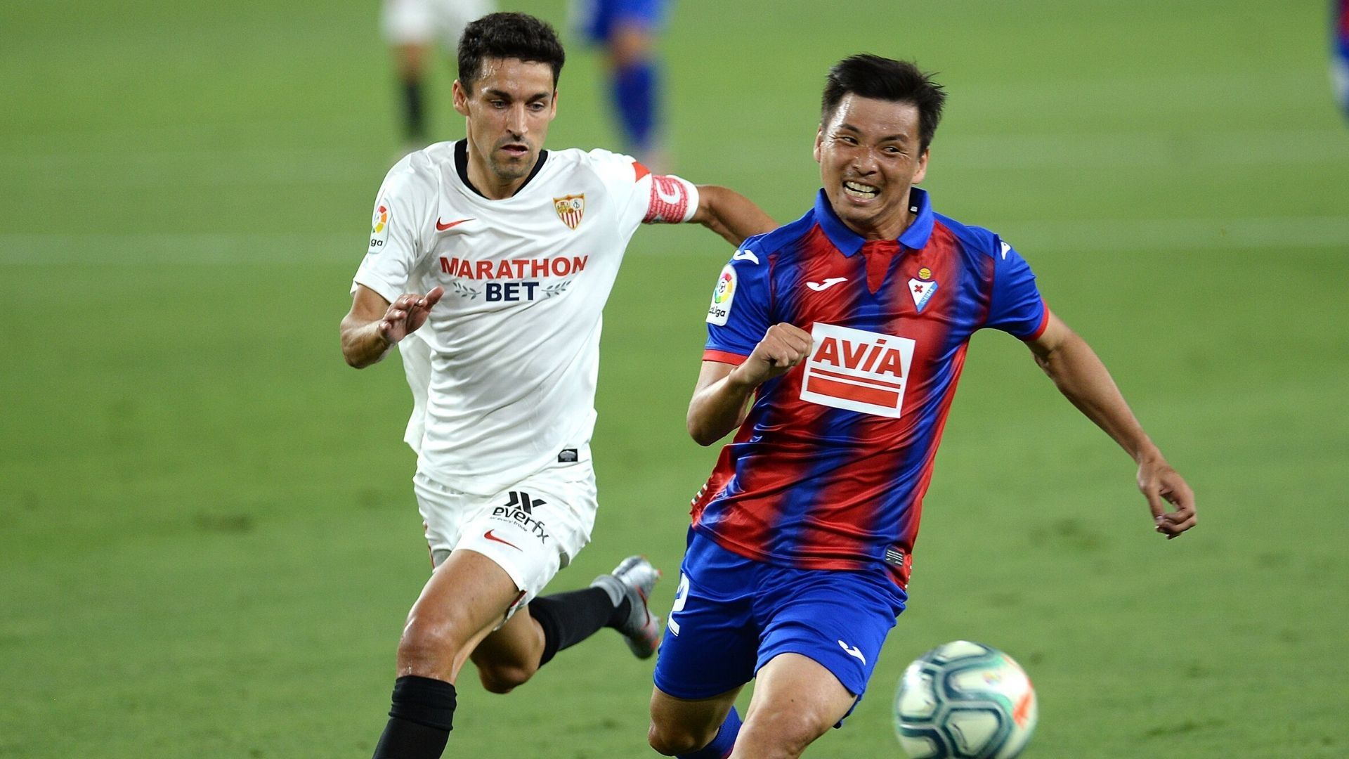 Sevilla Eibar LaLiga Inui Jesus Navas