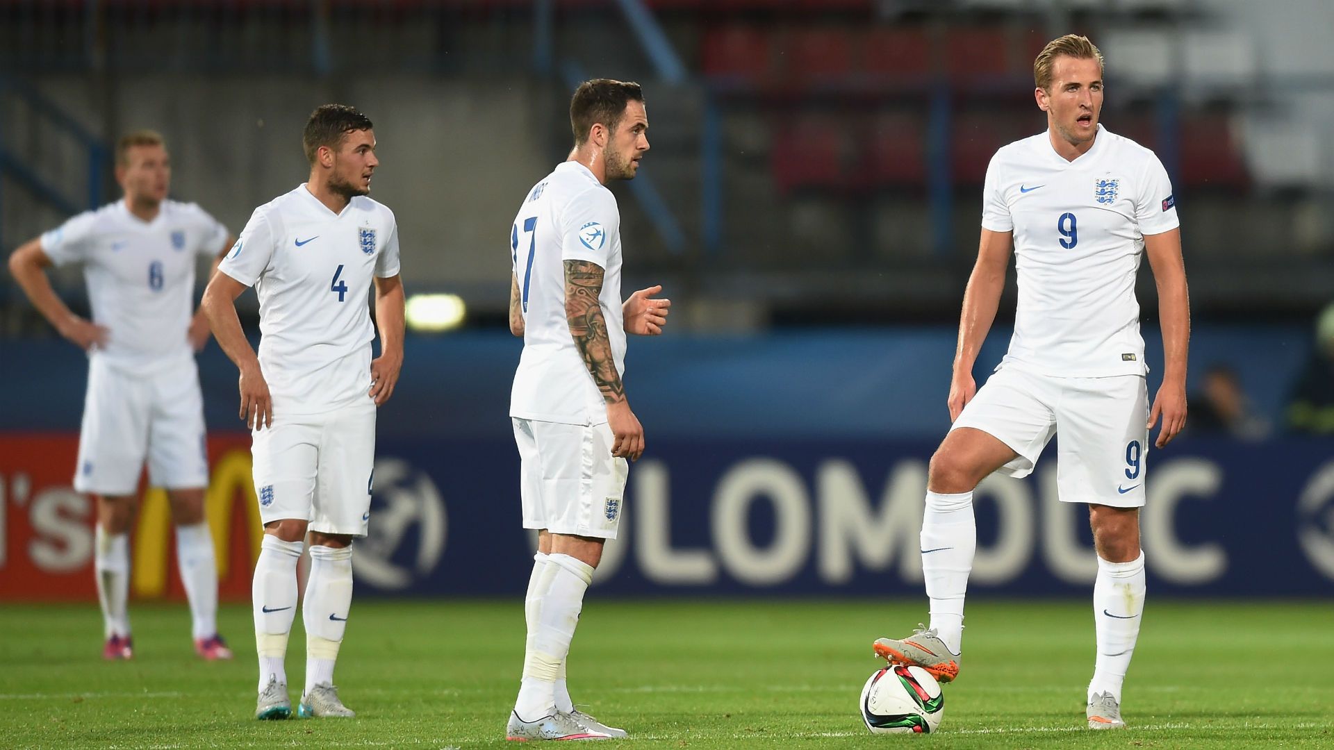 Danny Ings & Harry Kane England U21 - Italy U21 240615