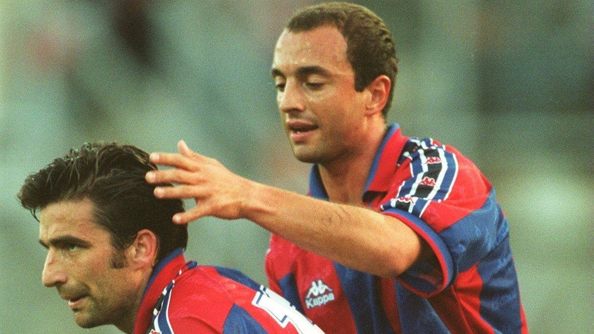 Juan Antonio Pizzi Angel Cuellar Barcelona